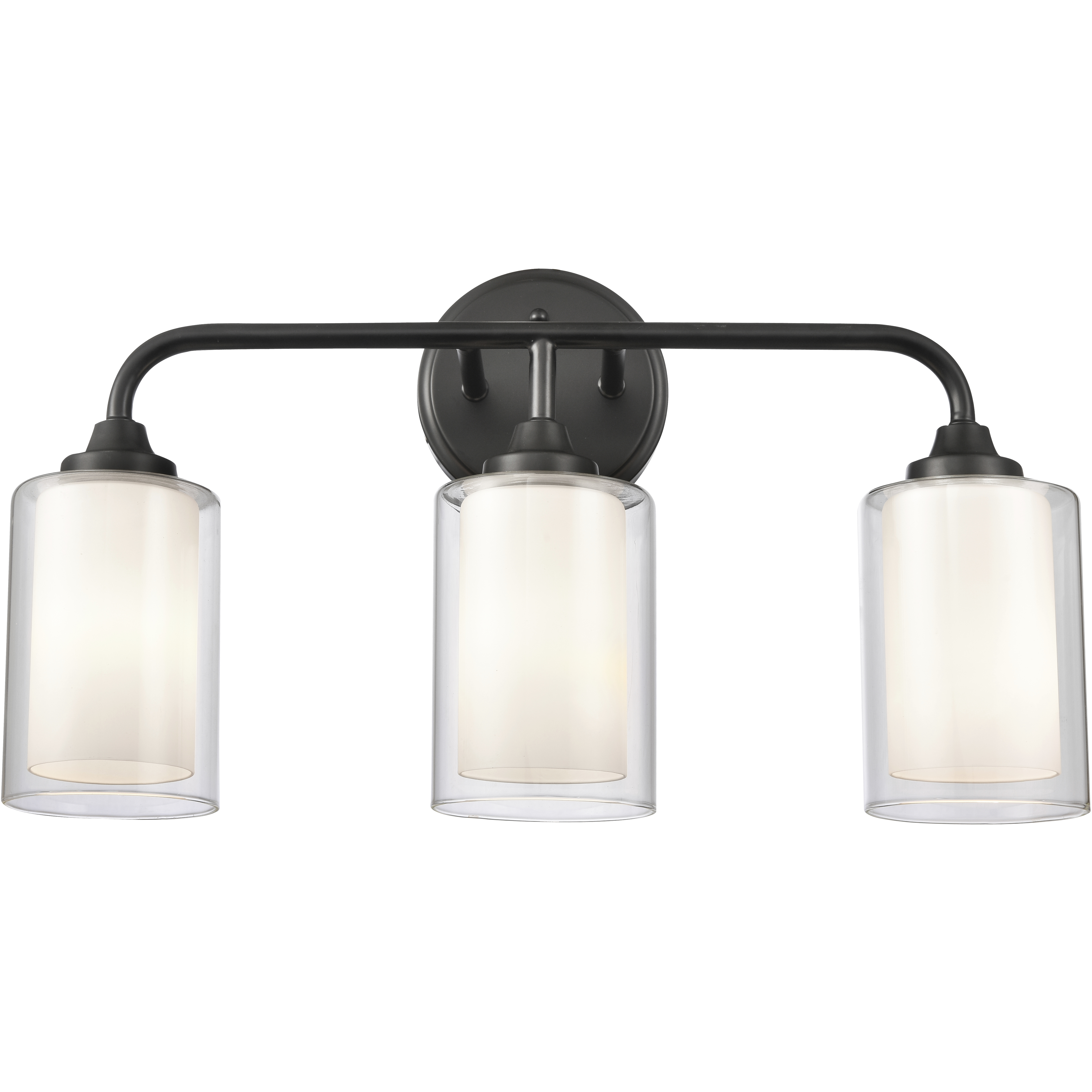Auralume Fairbank LED 20 inch Matte Black Bath Vanity Light Wall Light