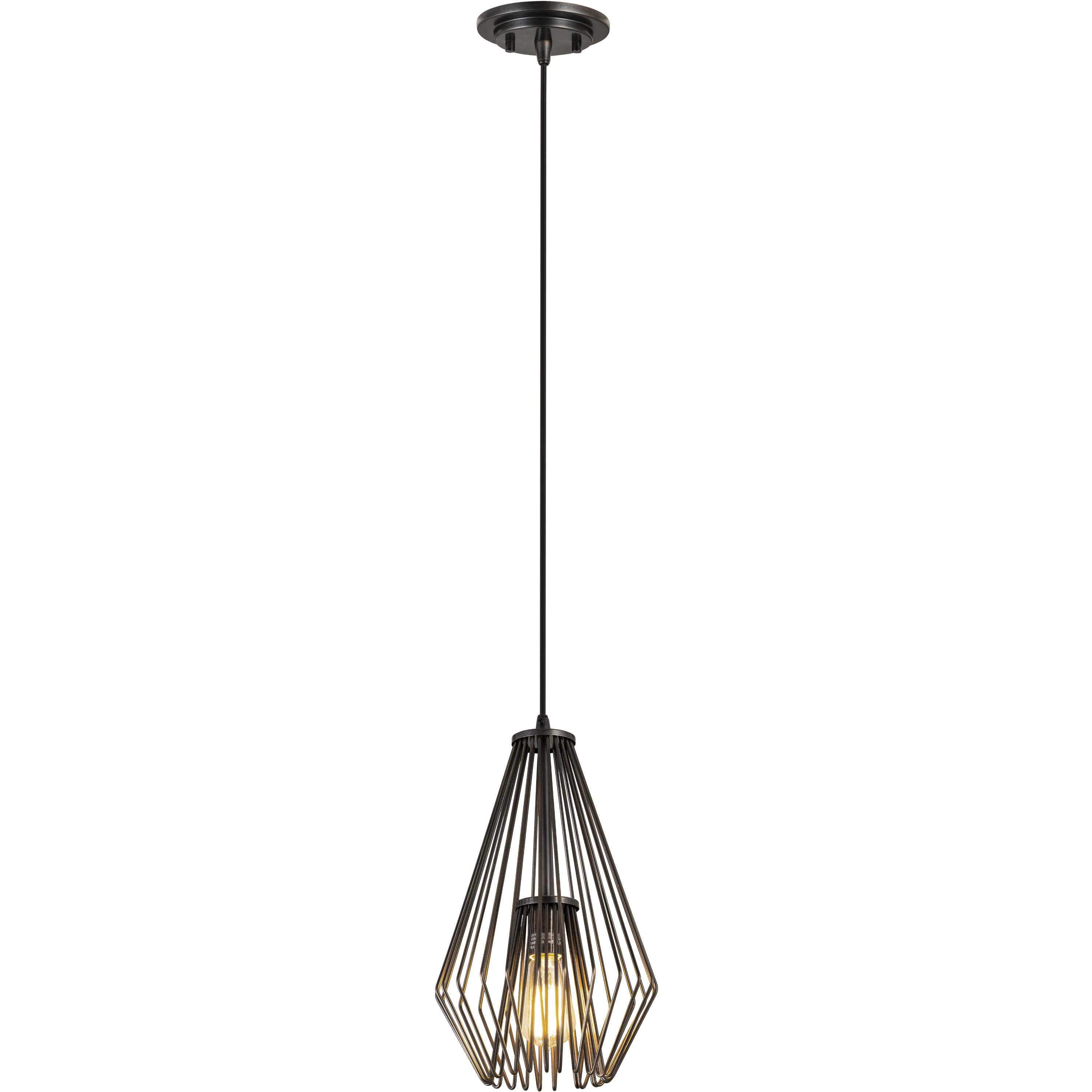 Quintus 1 Light 9.25 inch Plated Bronze Pendant Ceiling Light