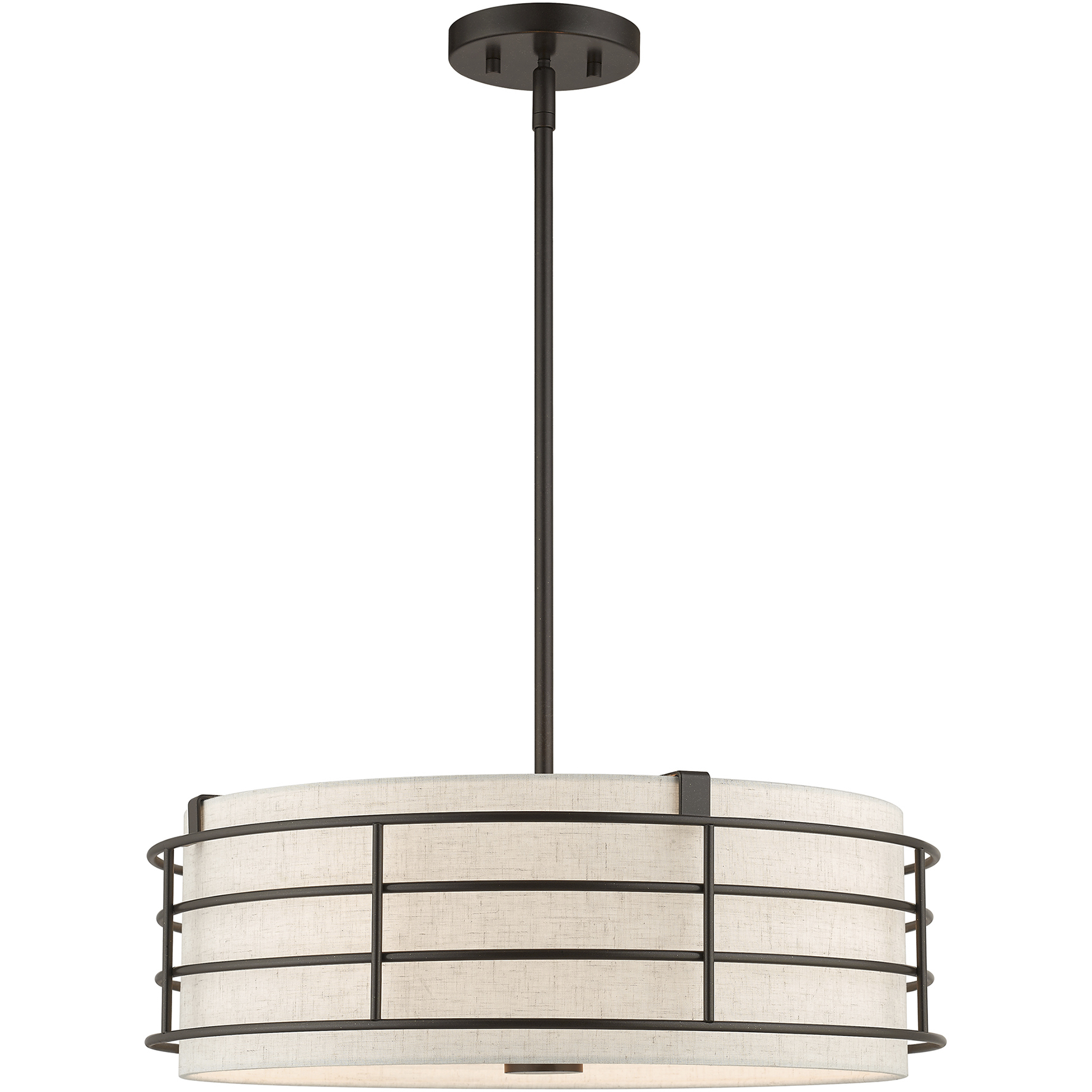 Blanchard 4 Light 20 inch English Bronze Pendant Chandelier Ceiling Light