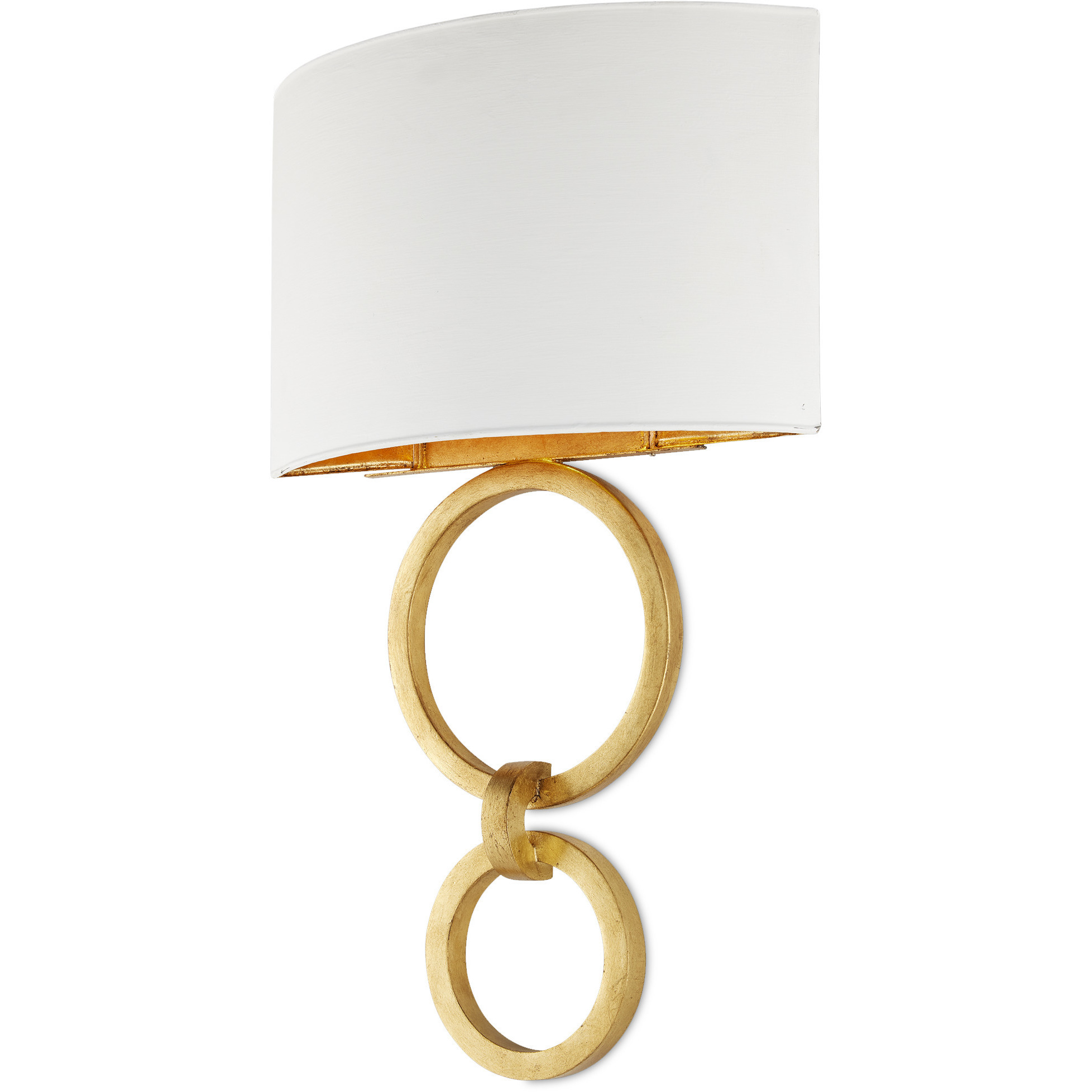 Bolebrook 1 Light 17 inch Contemporary Gold Leaf ADA Wall Sconce Wall Light, Jamie Beckwith Collection