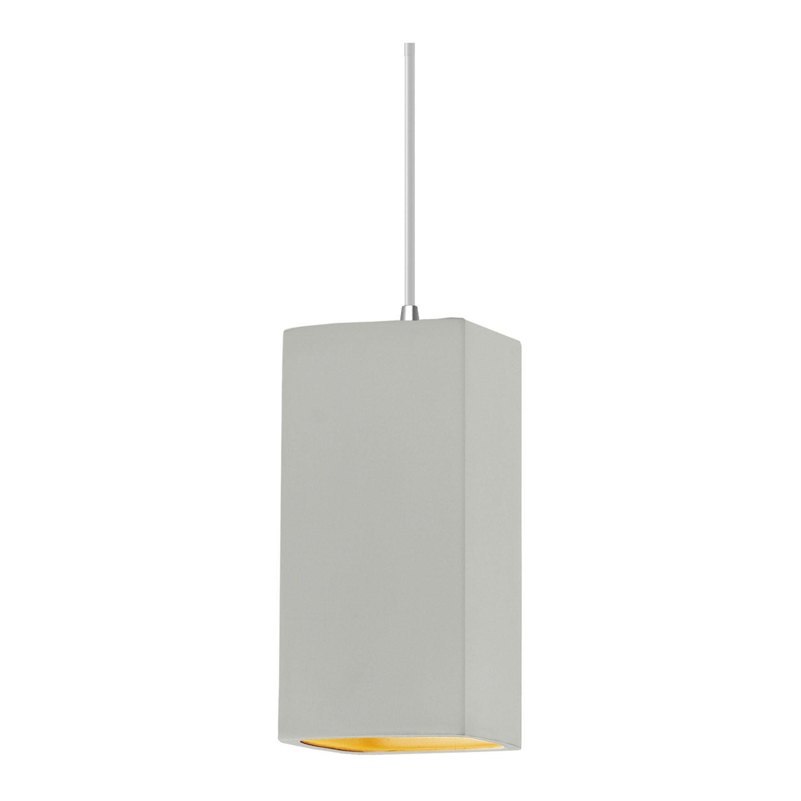 Radiance Collection 1 Light 5.5 inch Polished Chrome and Champagne Gold and Matte White and White Pendant Ceiling Light