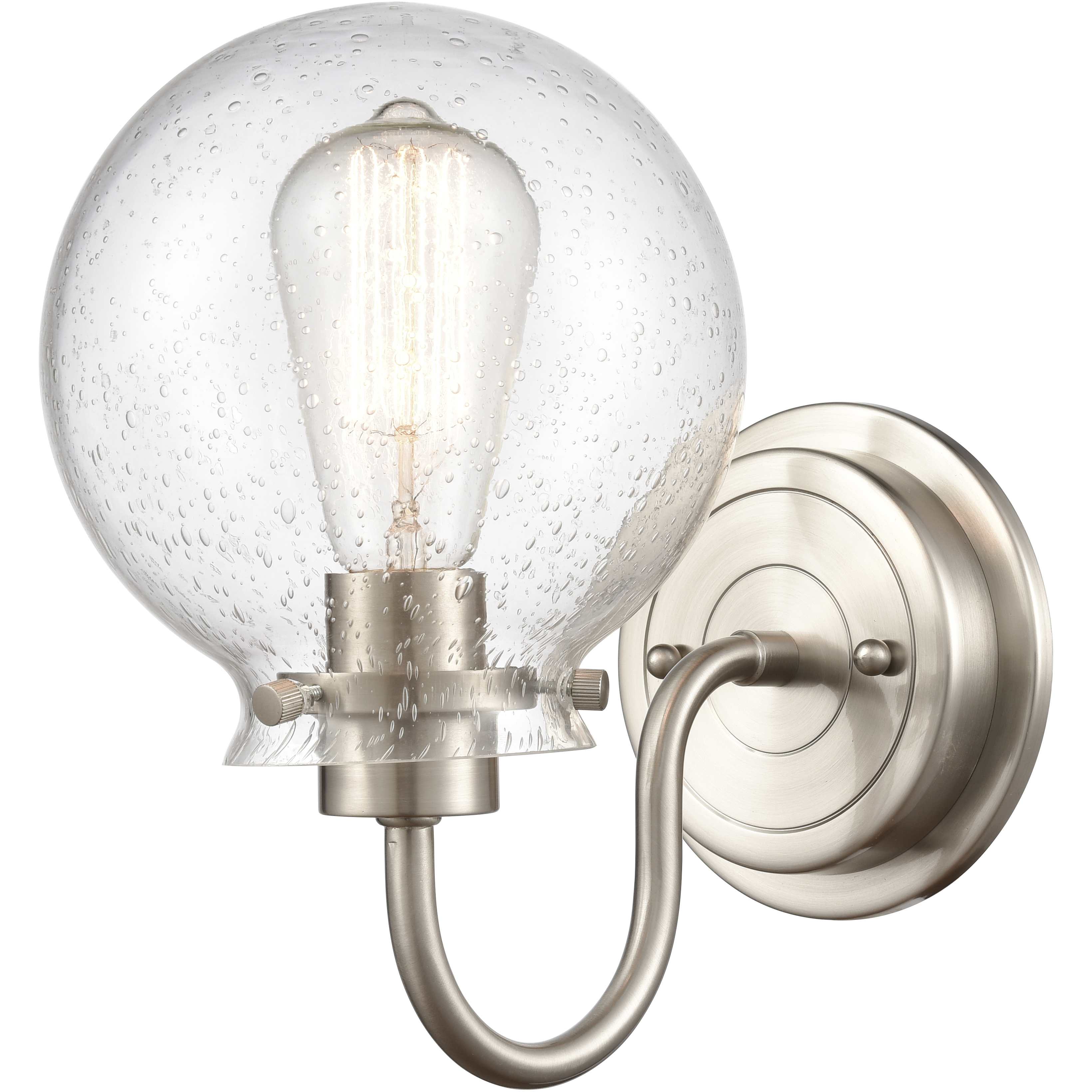 Olivia 1 Light 6.38 inch Satin Nickel Bath Vanity Light Wall Light