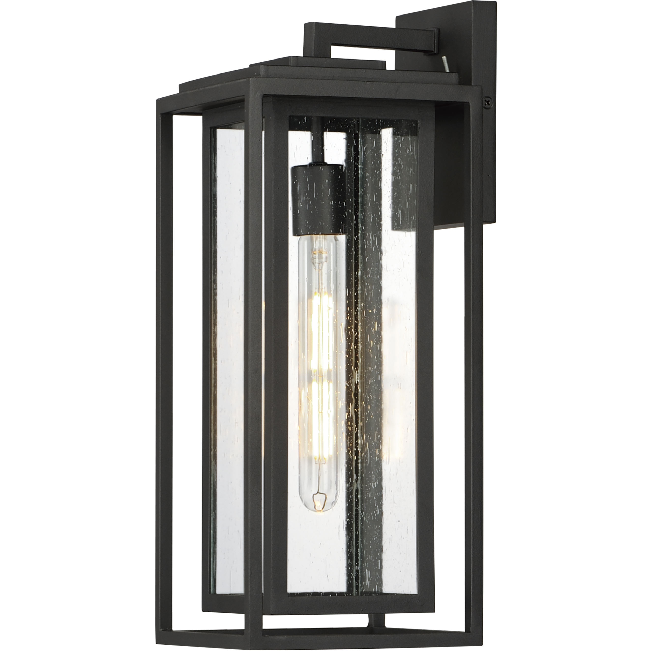 Cabana 1 Light 18 inch Black Outdoor Wall Mount