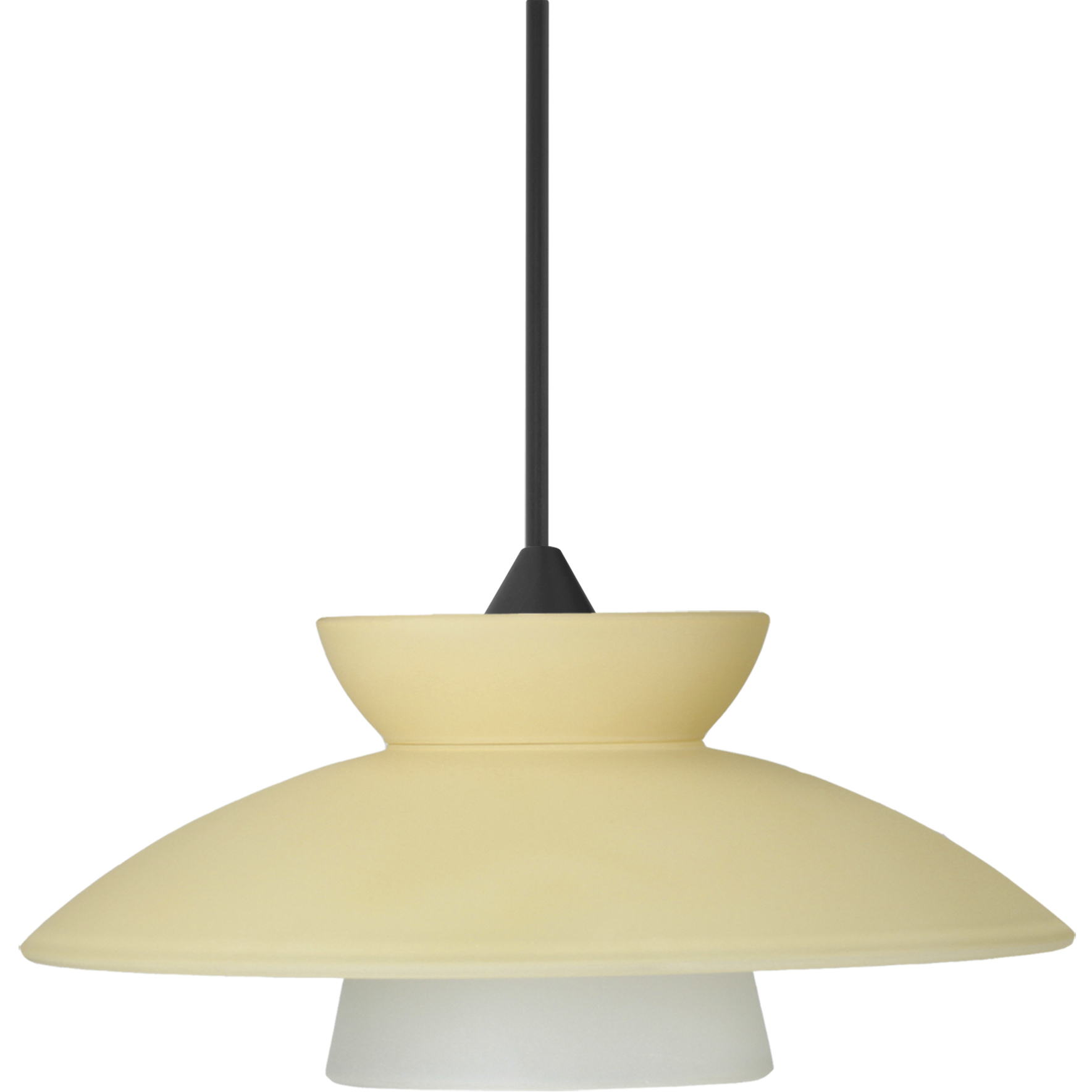 Trilo 7 LED Black Cord Pendant Ceiling Light