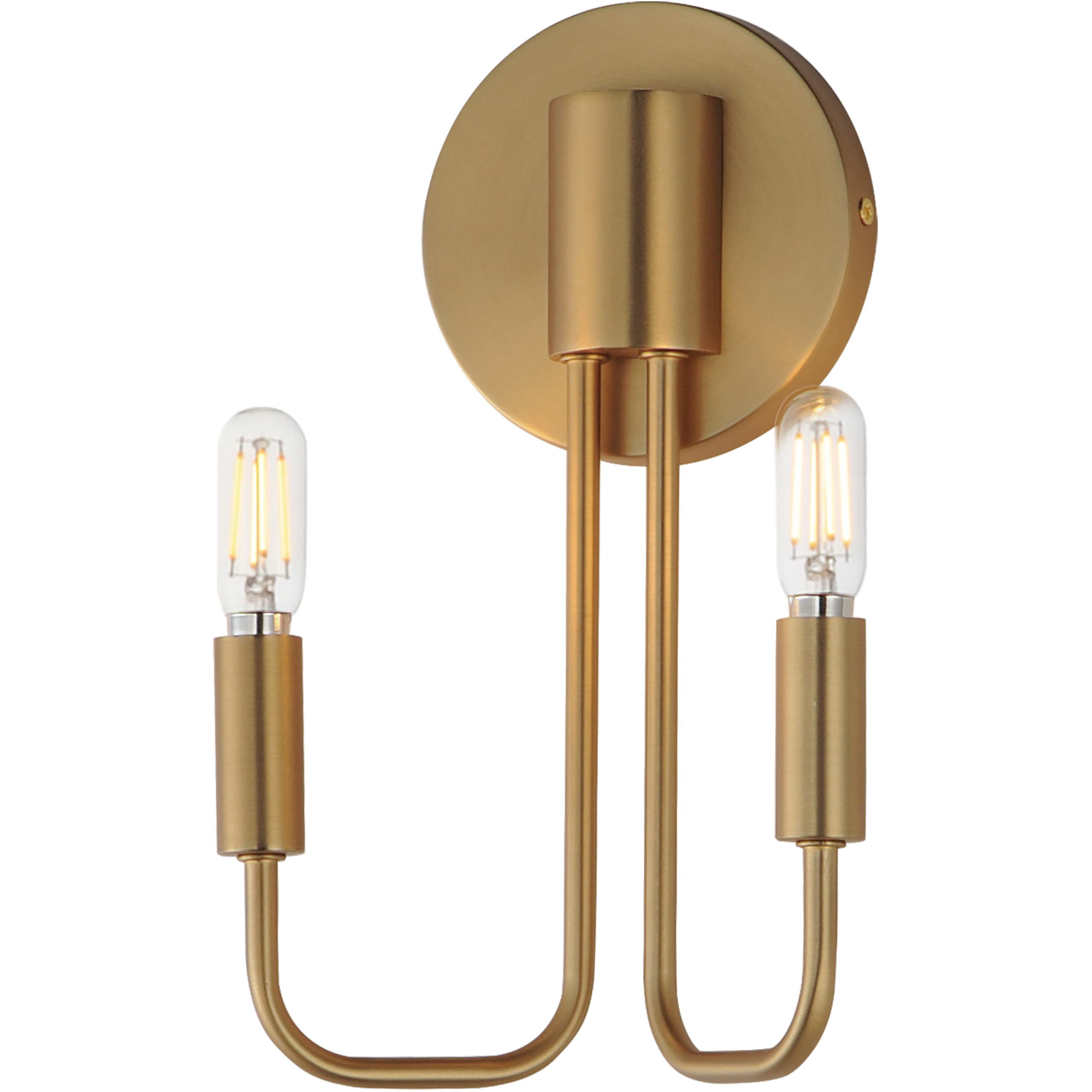 Abner 2 Light 7 inch Natural Aged Brass Wall Sconce Wall Light