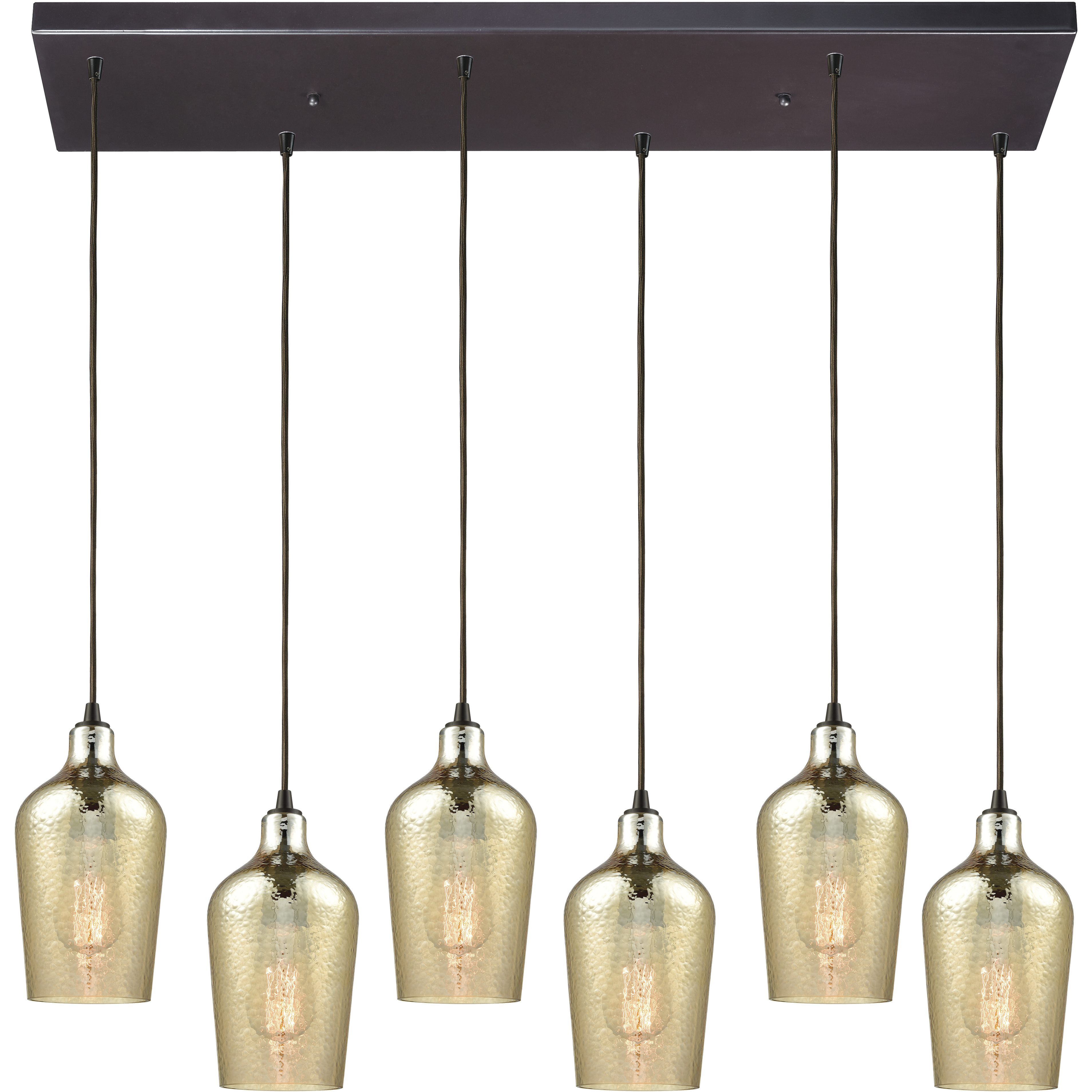Hammered glass pendant light sale