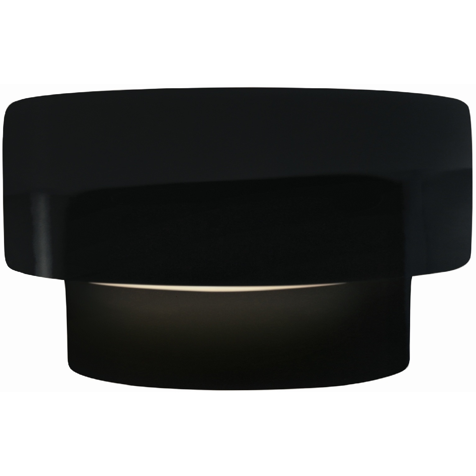 Ambiance 1 Light 10 inch Gloss Black Wall Sconce Wall Light