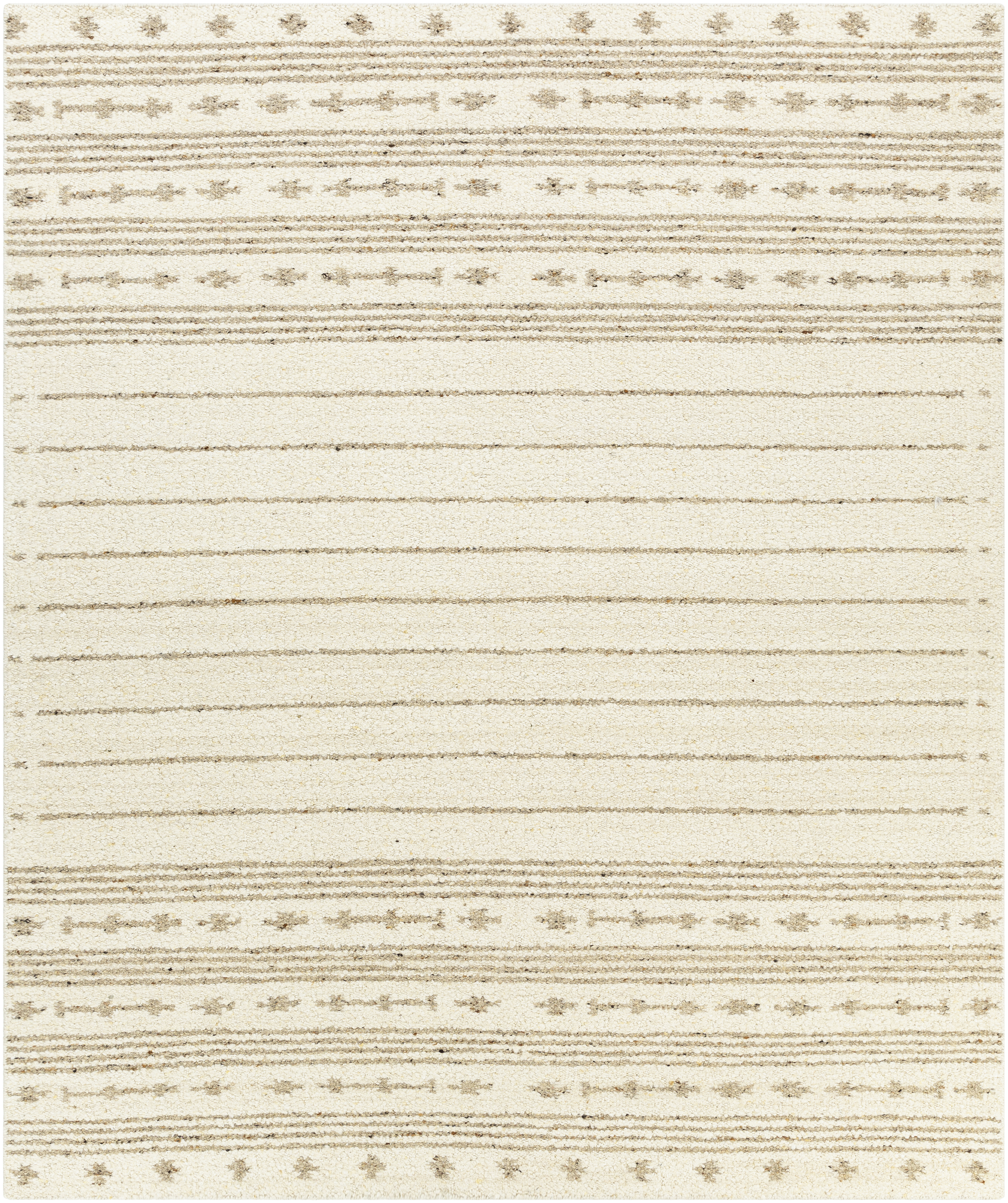 Machu Picchu 120 X 96 inch Cream Rug in 8 x 10, Rectangle