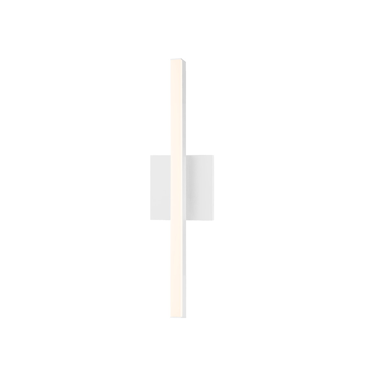 Stix LED 0.75 inch Satin White Vanity Light Wall Light