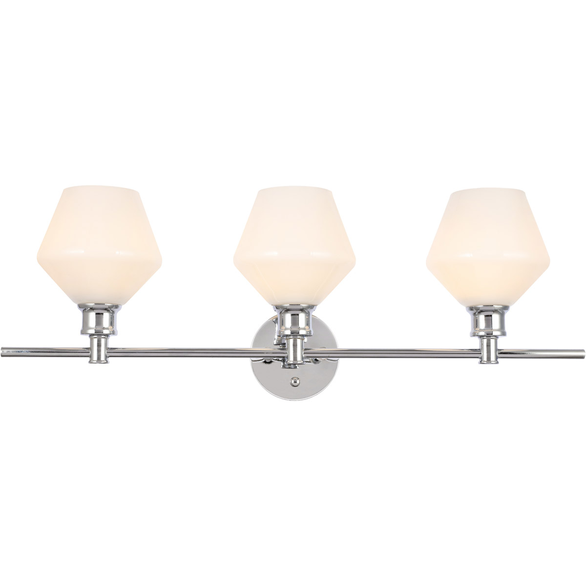 Gene 3 Light 28.1 inch Chrome Wall sconce Wall Light