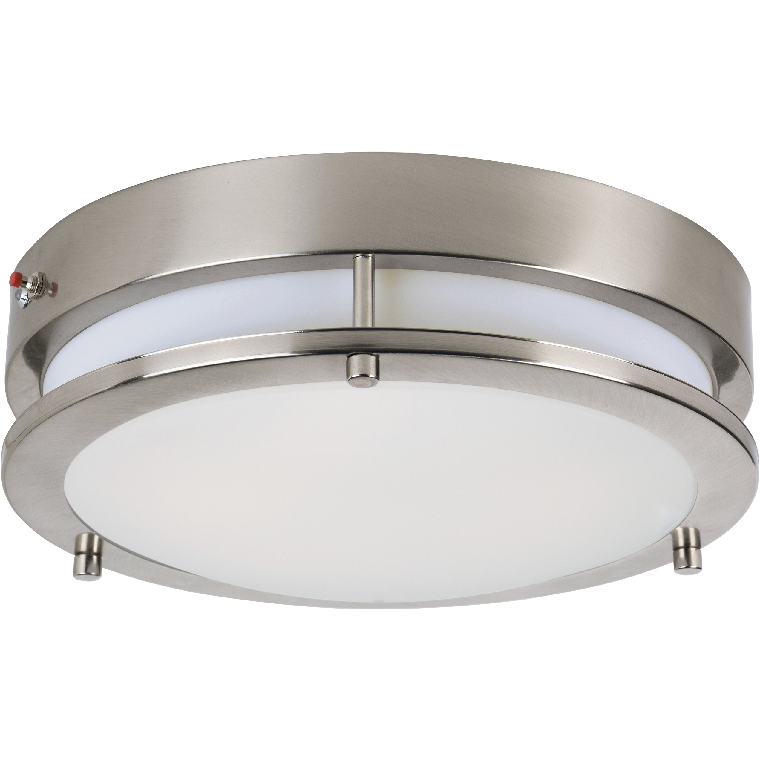 Linear LED 11.75 inch Satin Nickel Flush Mount Ceiling Light