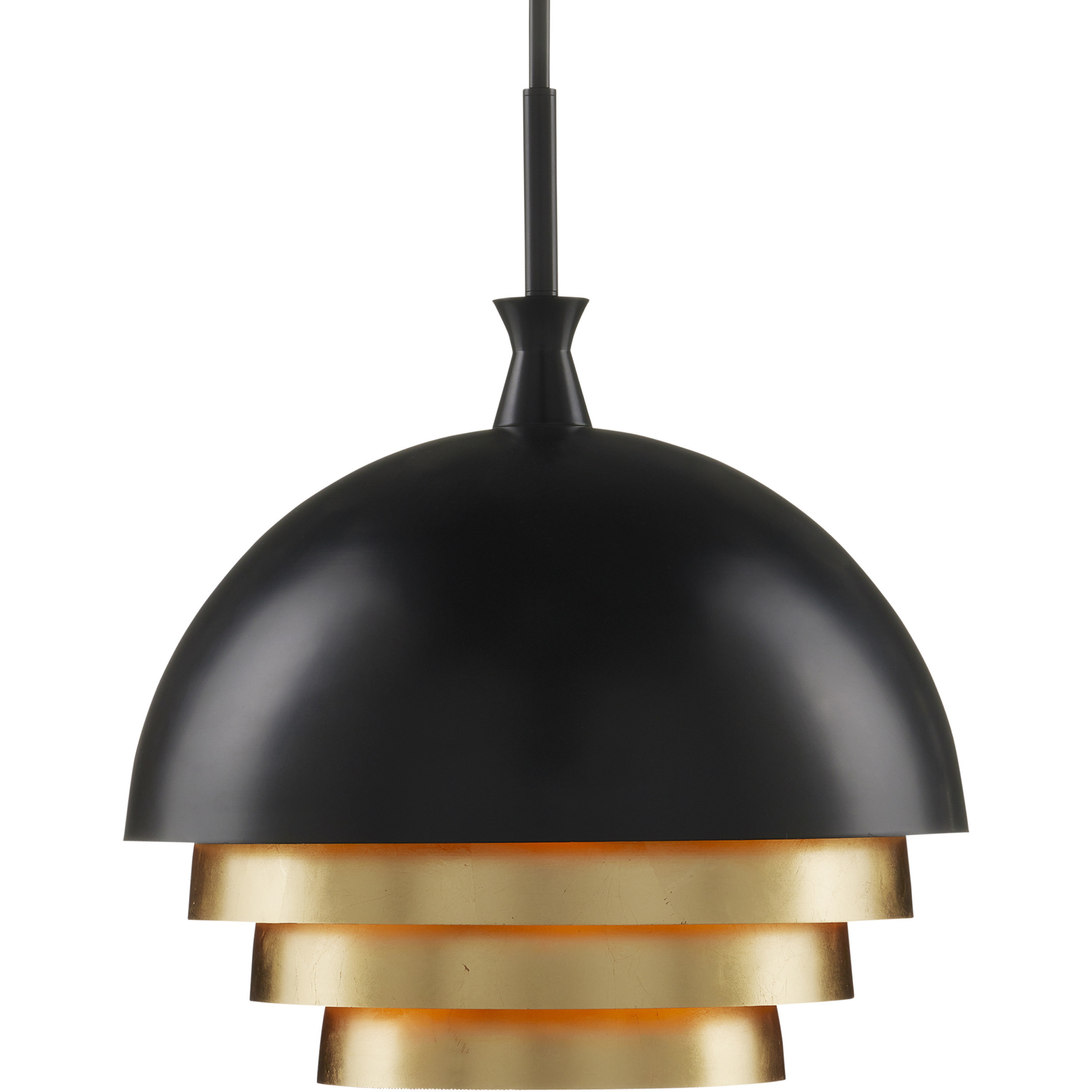 Salviati 3 Light 17.75 inch Black Pendant Ceiling Light, Large