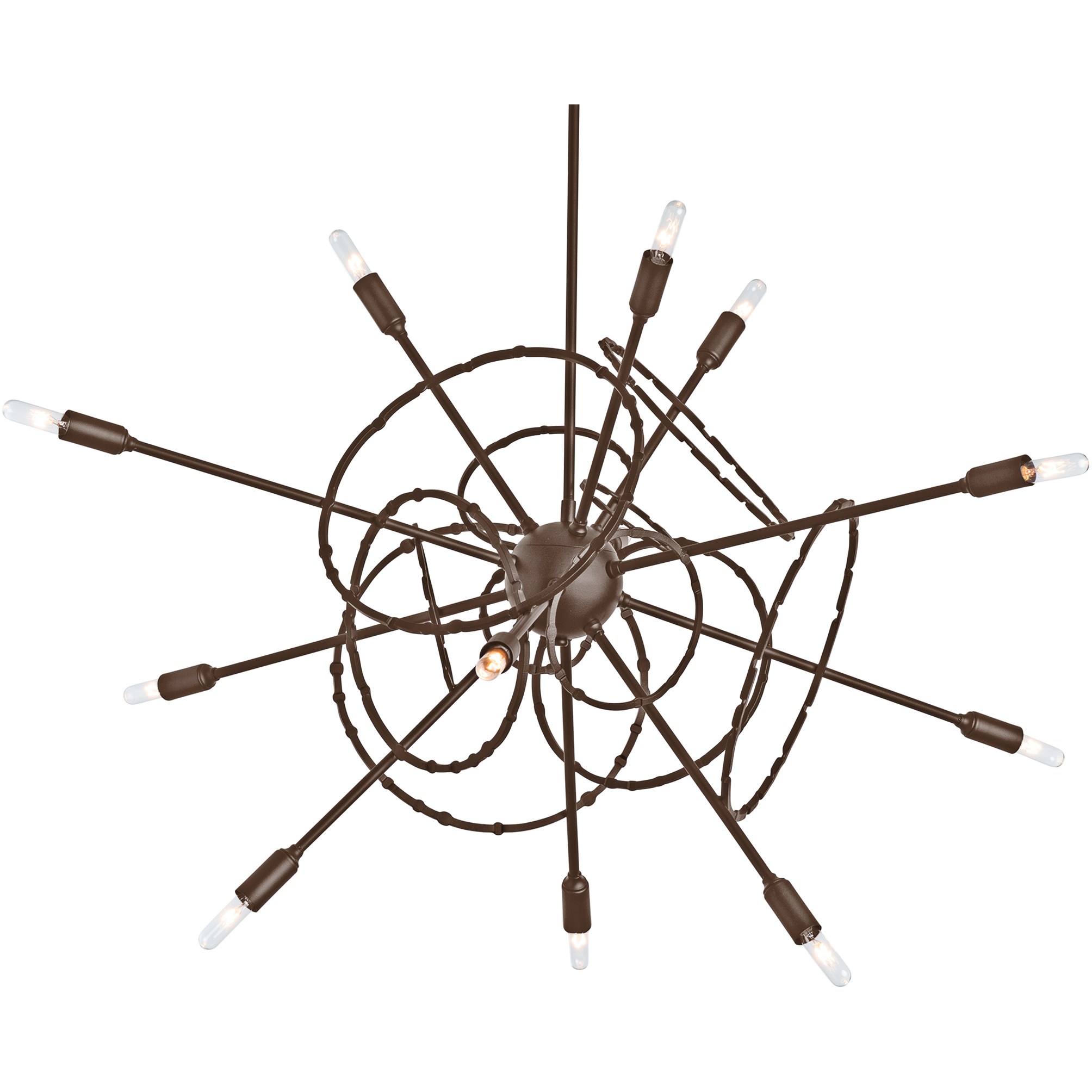 Olympus 12 Light 33.2 inch Bronze Pendant Ceiling Light