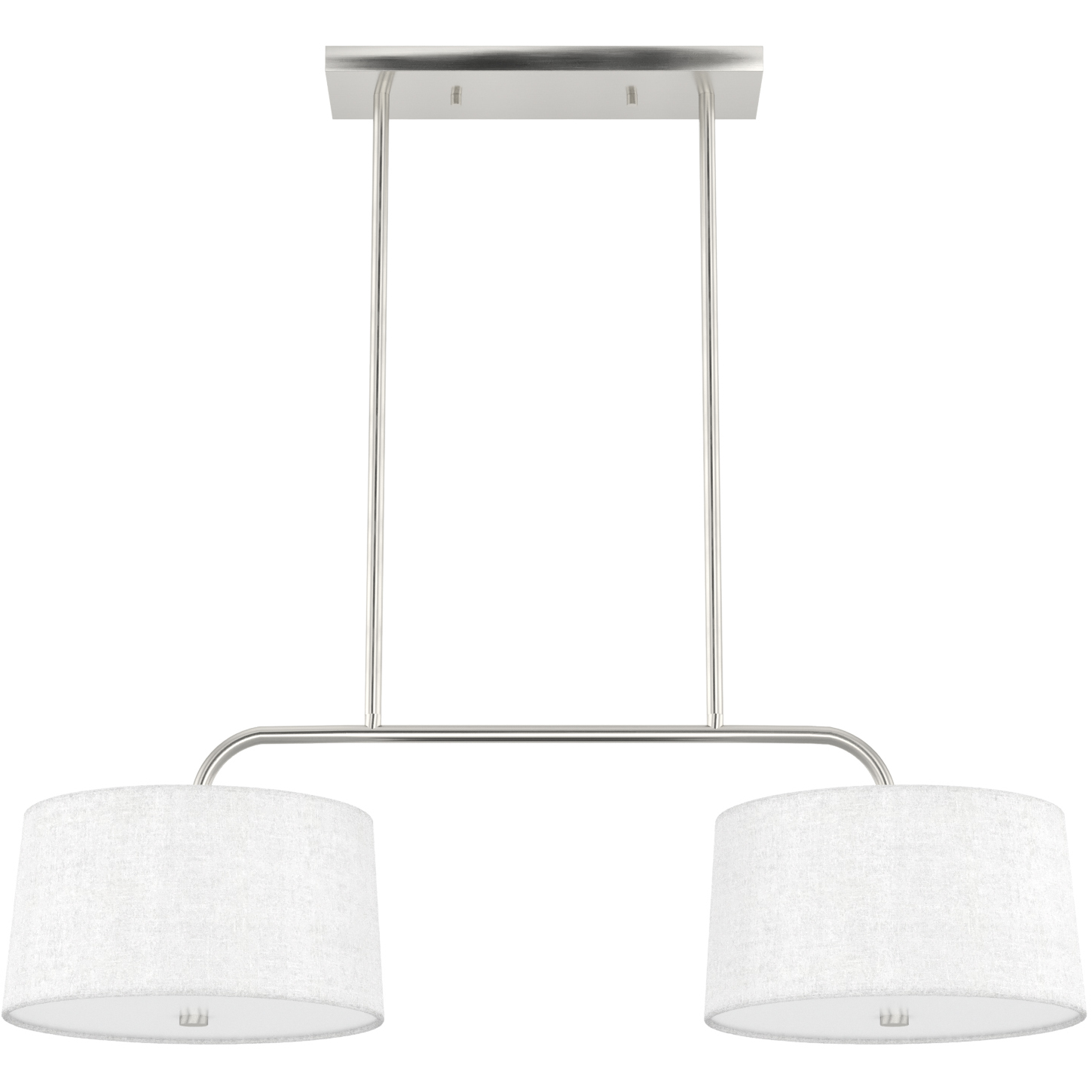 Cottage Hill 4 Light 37 inch Brushed Nickel Linear Chandelier Ceiling Light
