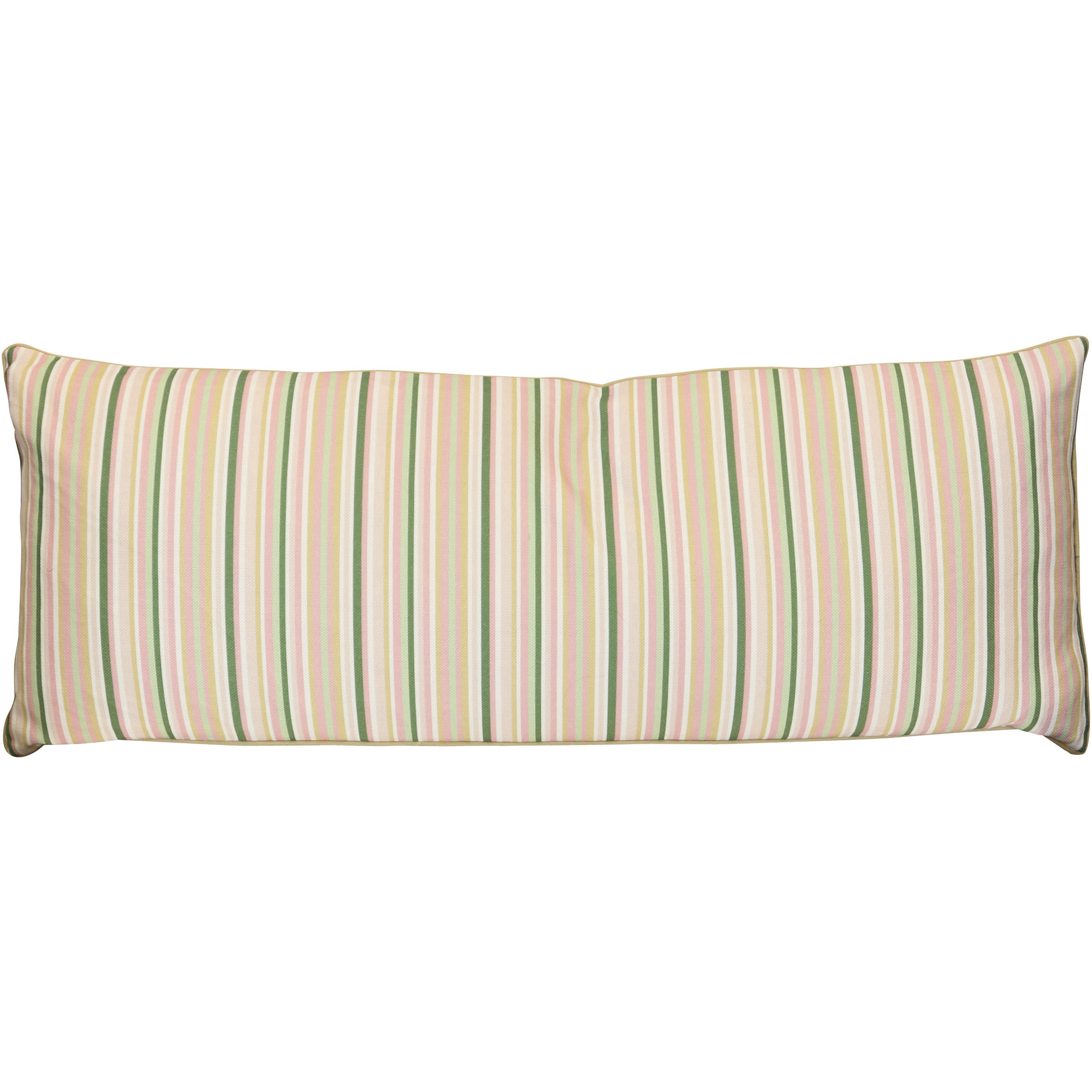 Soft Stripe 36 inch Multicolor and Warm Butter Pillow in 36" x 14"