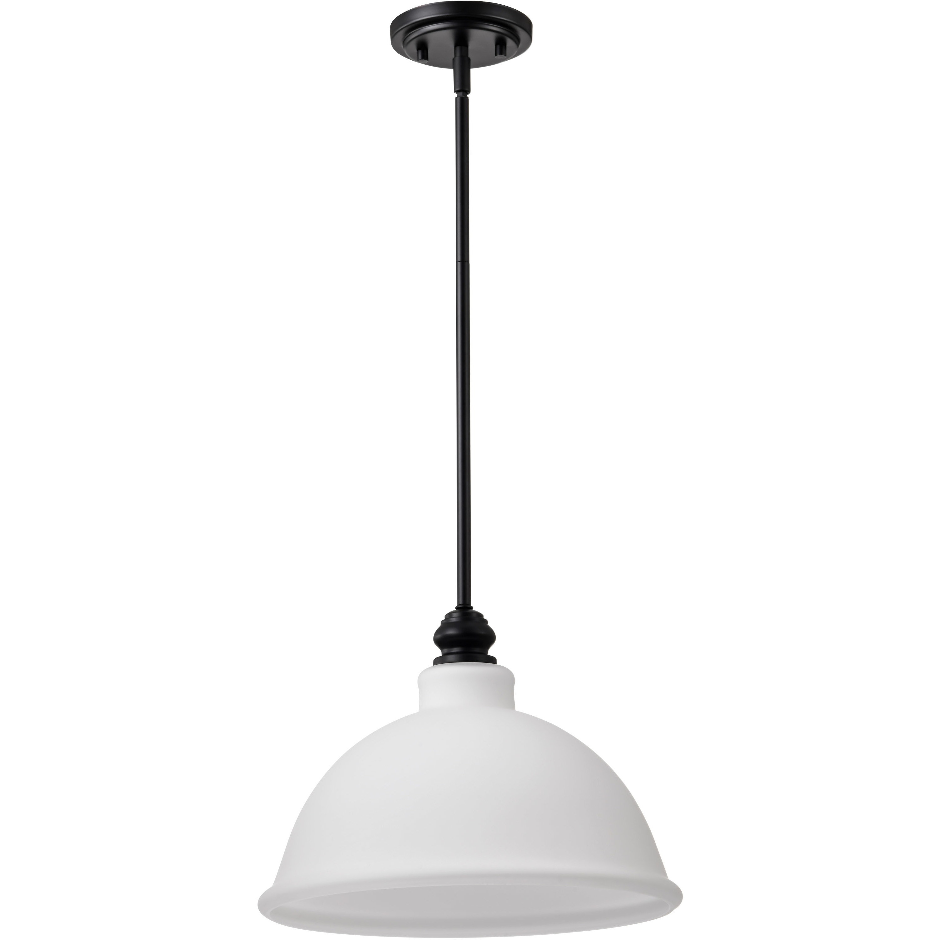 Russel 14 inch Matte Black Pendant Ceiling Light