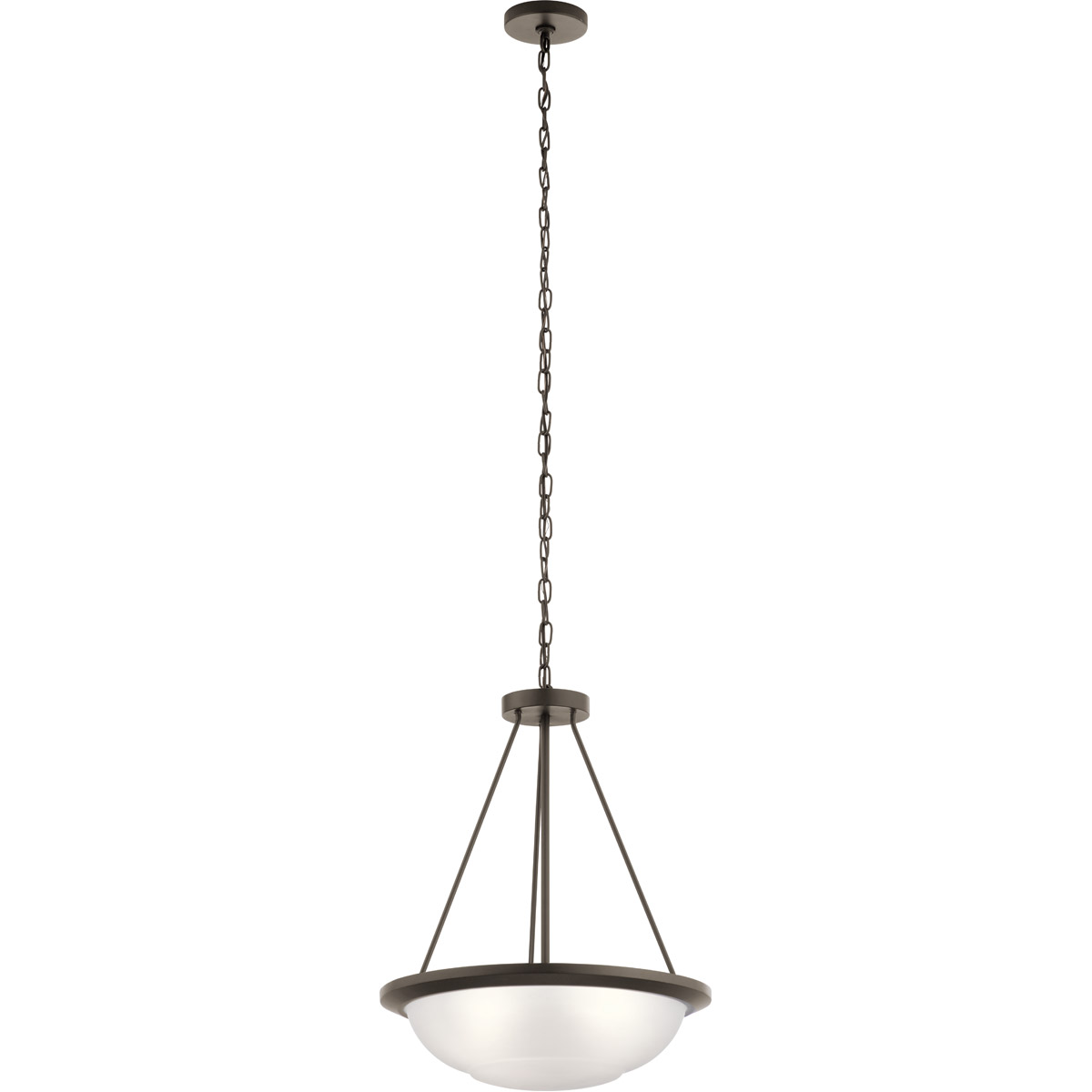 Ritson 3 Light 18.25 inch Olde Bronze Inverted Pendant Small Ceiling Light