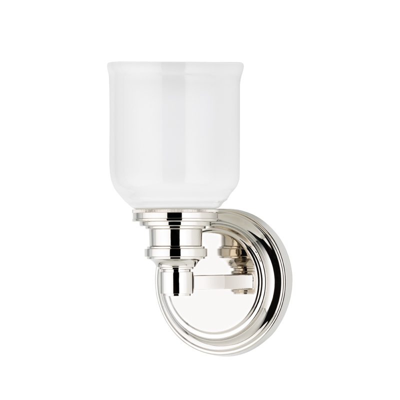 Windham 1 Light 5.25 inch Polished Nickel Bath and Vanity Wall Light