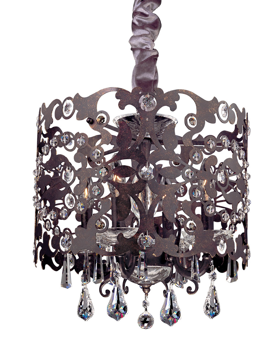 Bizet 4 Light 15 inch Black Pearl Chandelier Ceiling Light