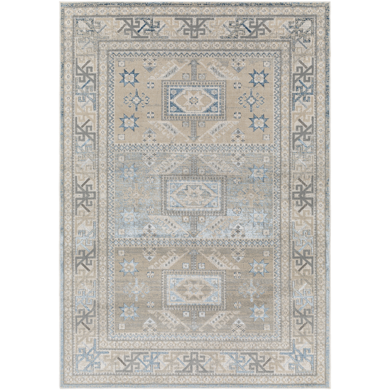 Impulse 87 X 63 inch Taupe Rug, Rectangle