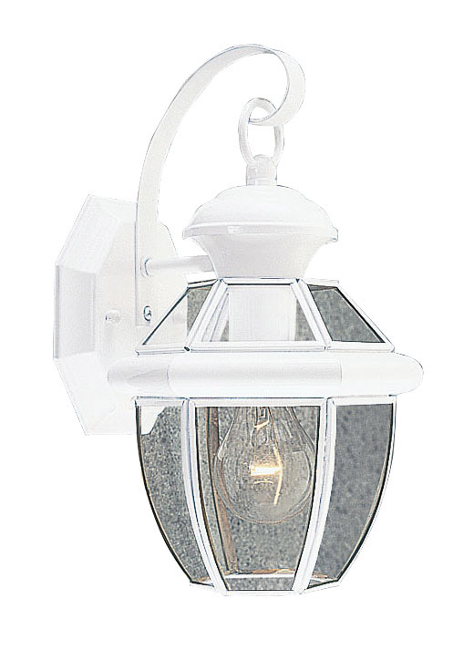 Monterey 1 Light 13 inch White Outdoor Wall Lantern