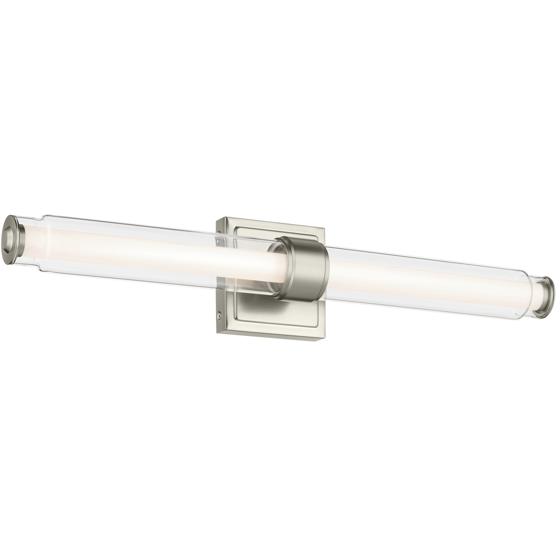 Laurene LED 26.5 inch Brushed Nickel Linear Bath Bar Wall Light, Medium
