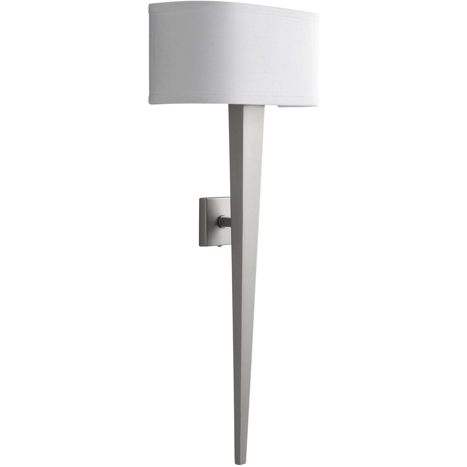 Trinity 1 Light 10 inch Satin Nickel Sconce Wall Light