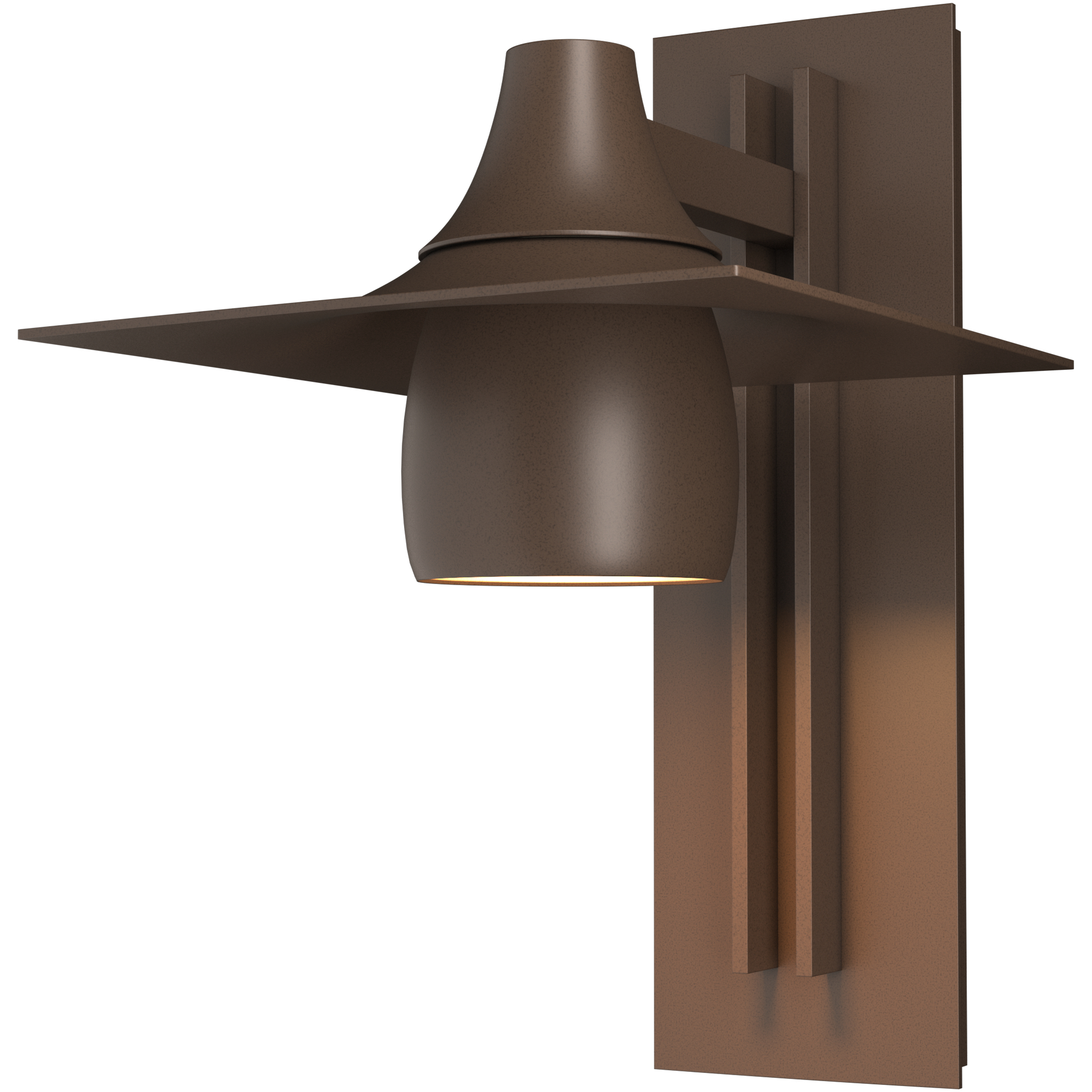 Hood 1 Light 16 inch Coastal Dark Smoke Outdoor Sconce, Large