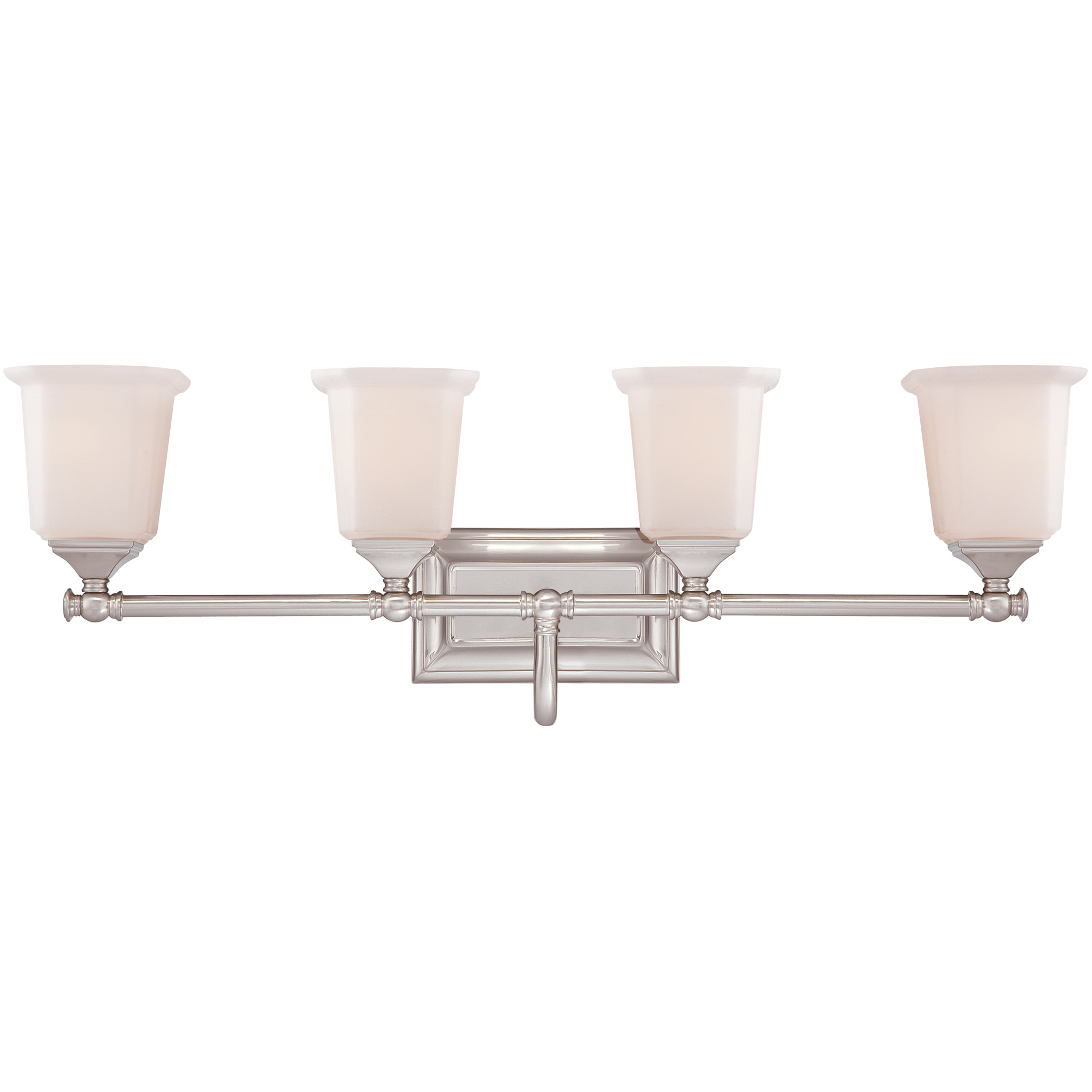 Nicholas 4 Light 31 inch Brushed Nickel Bath Light Wall Light