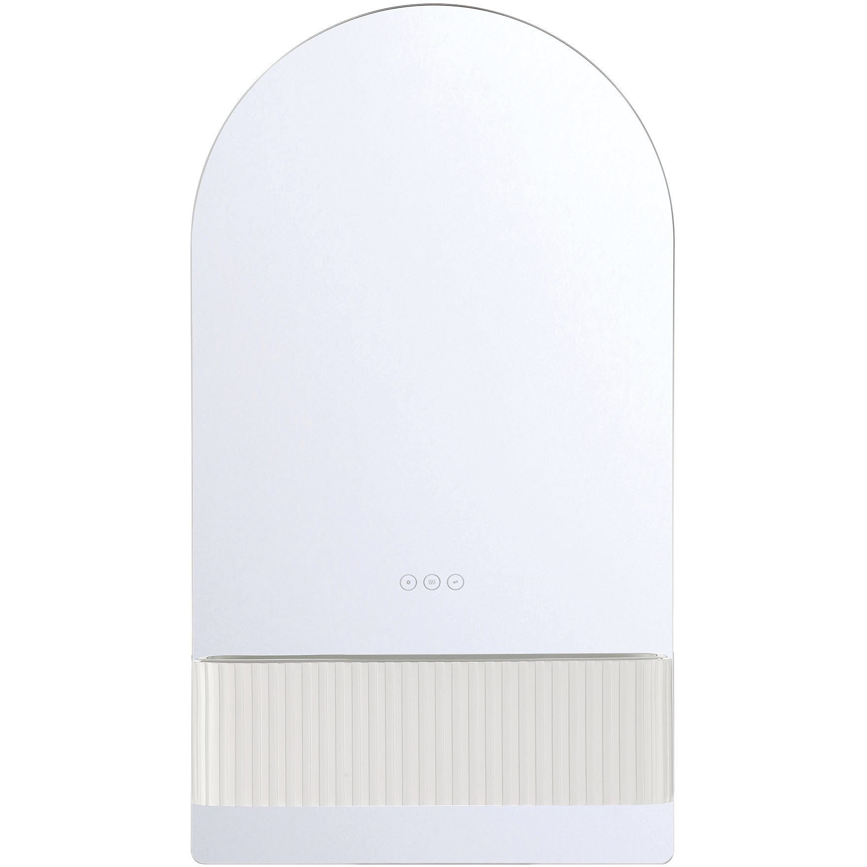 Erabel 36 X 20 inch Onyx White LED Mirror