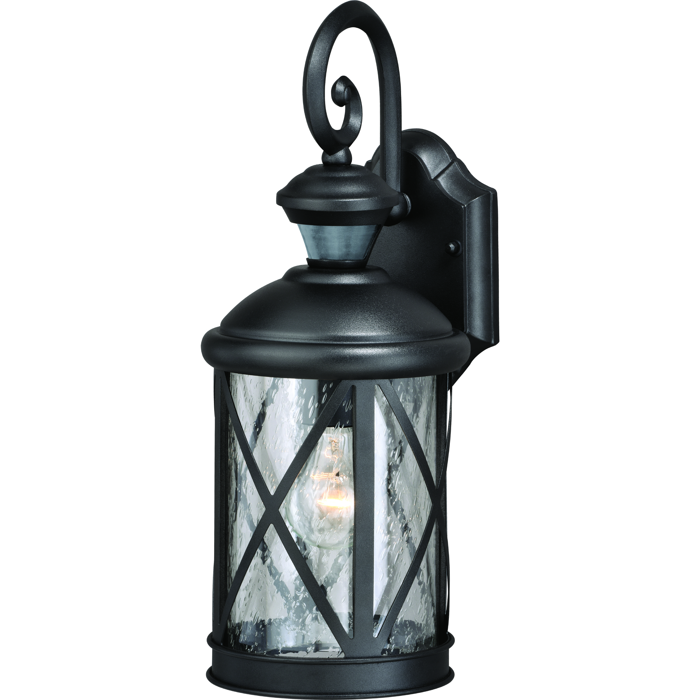 Henderson Textured Black Outdoor Motion Sensor