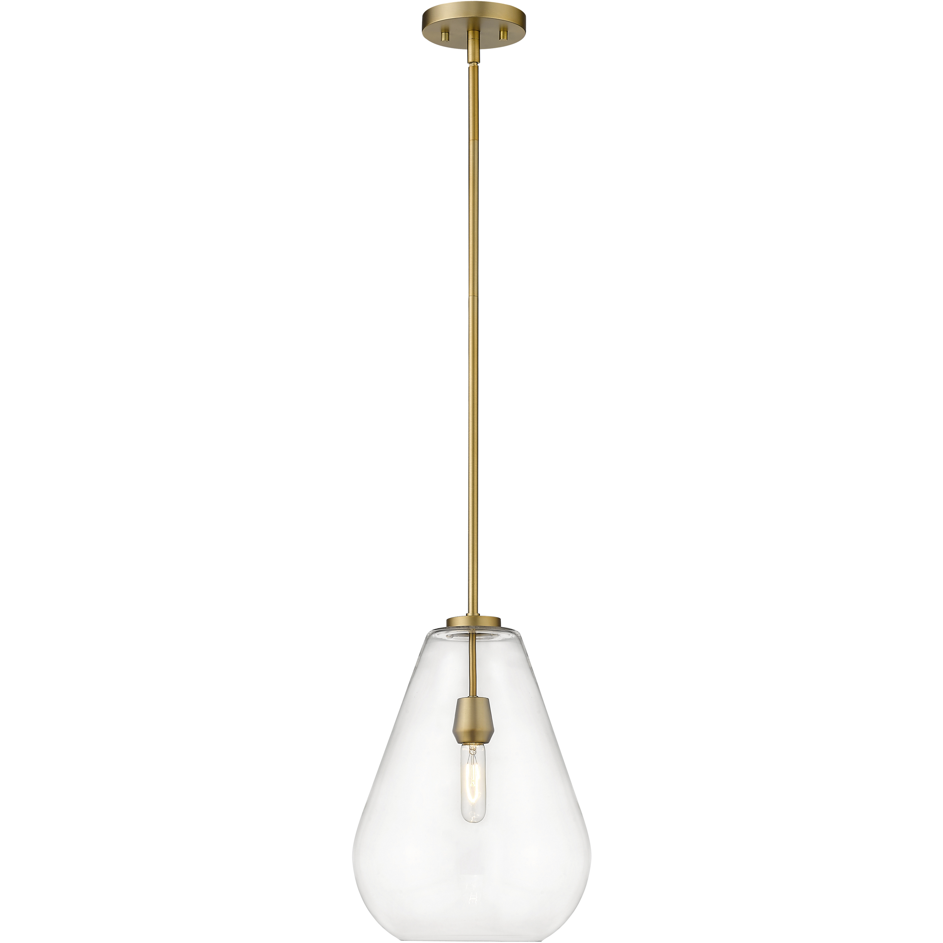 Ayra 1 Light 12 inch Olde Brass Pendant Ceiling Light