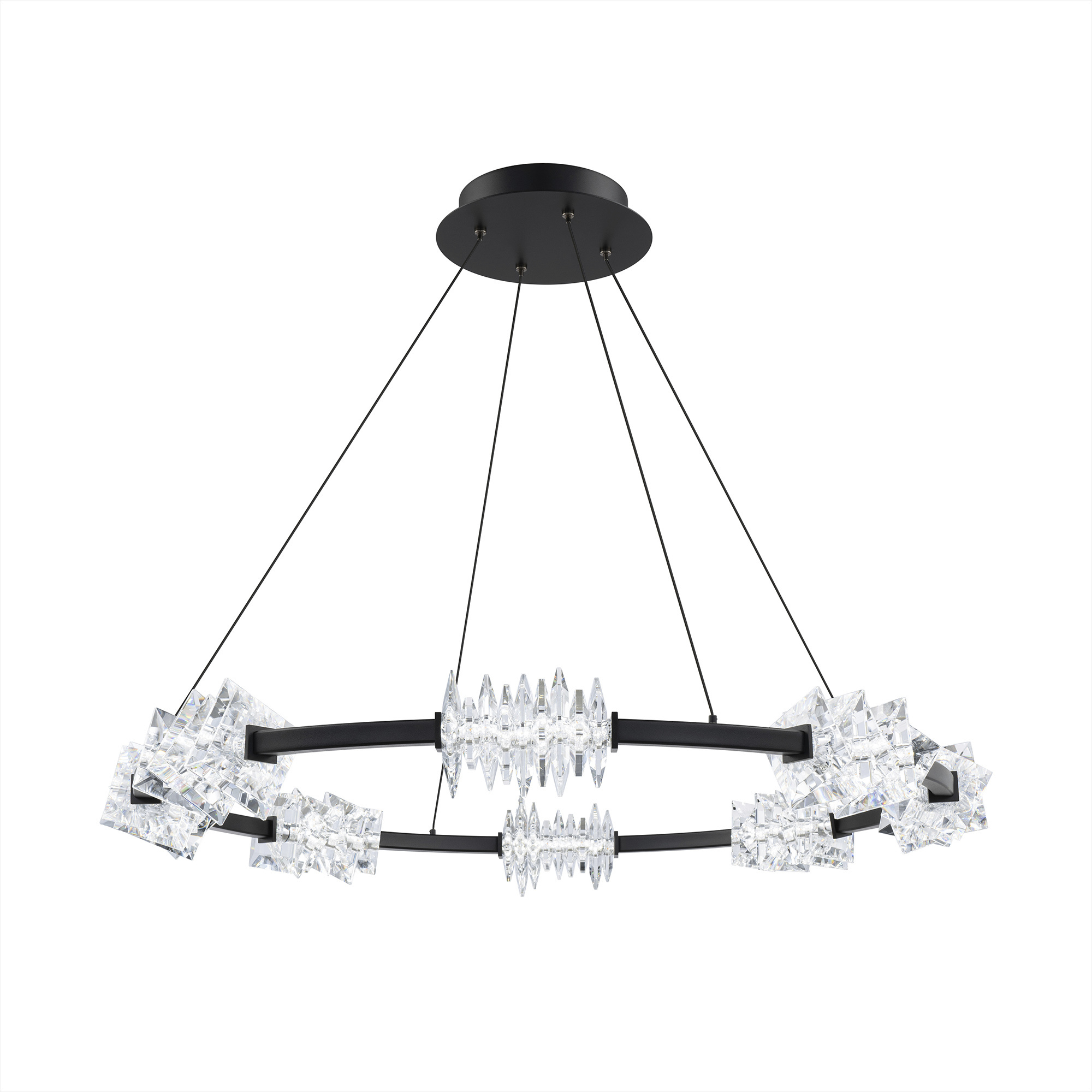 Beyond Bergy LED 36 inch Black Pendant Ceiling Light