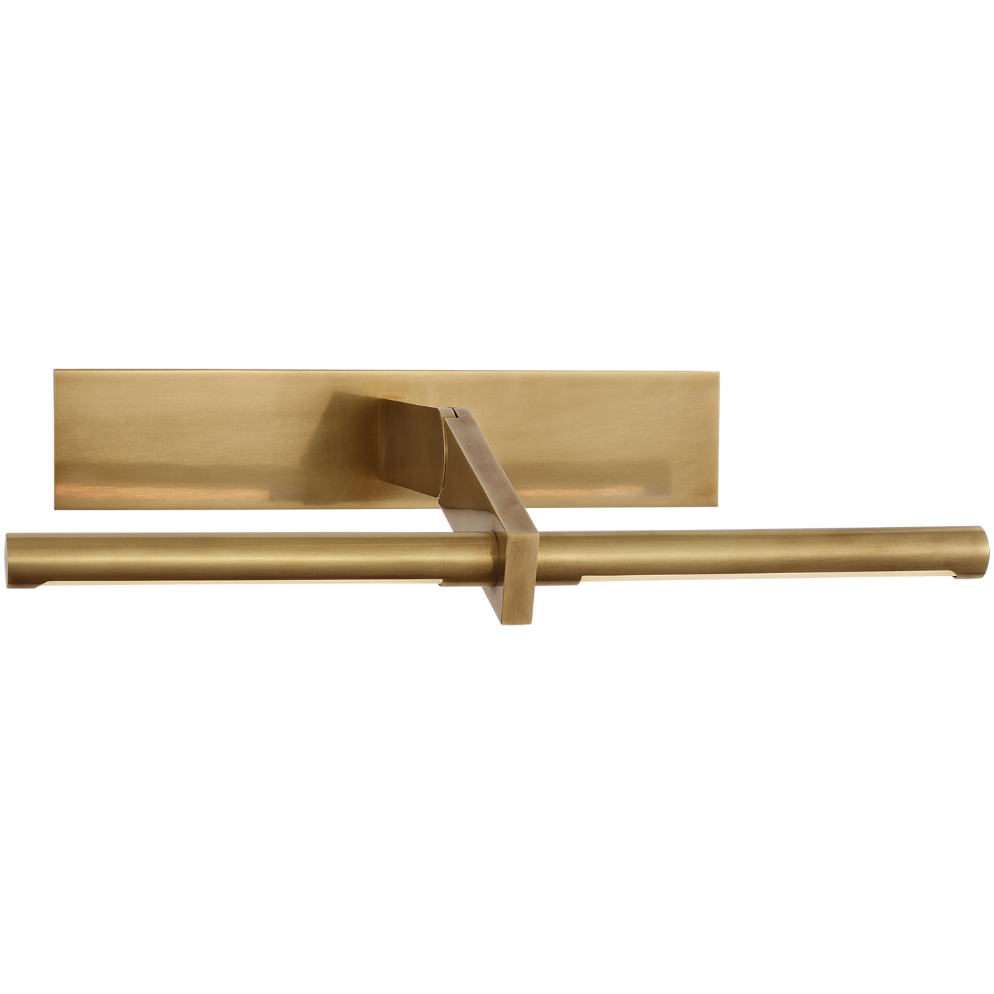 Kelly Wearstler Axis 18 watt 18 inch Antique-Burnished Brass Pivoting Library Light Wall Light