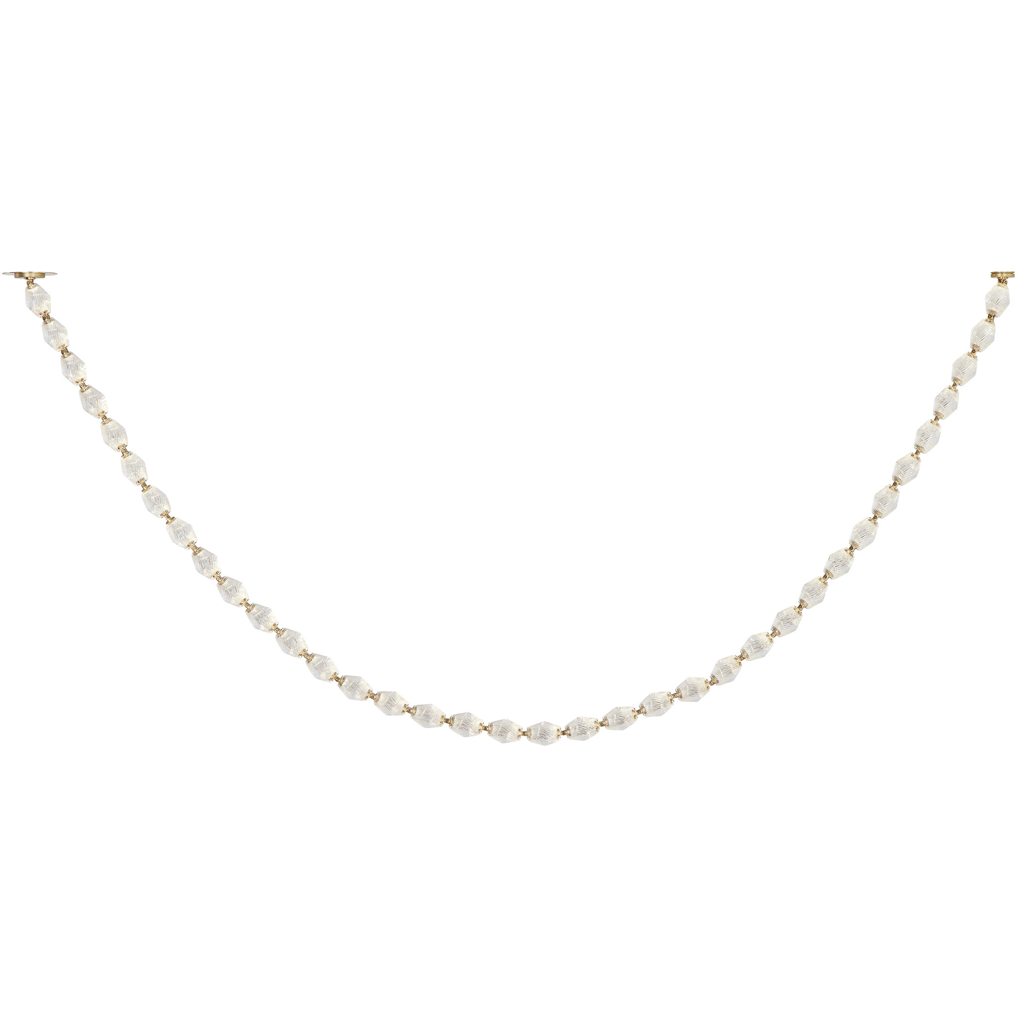 Sean Lavin Collier LED Natural Brass Chandelier Ceiling Light, Integrated LED