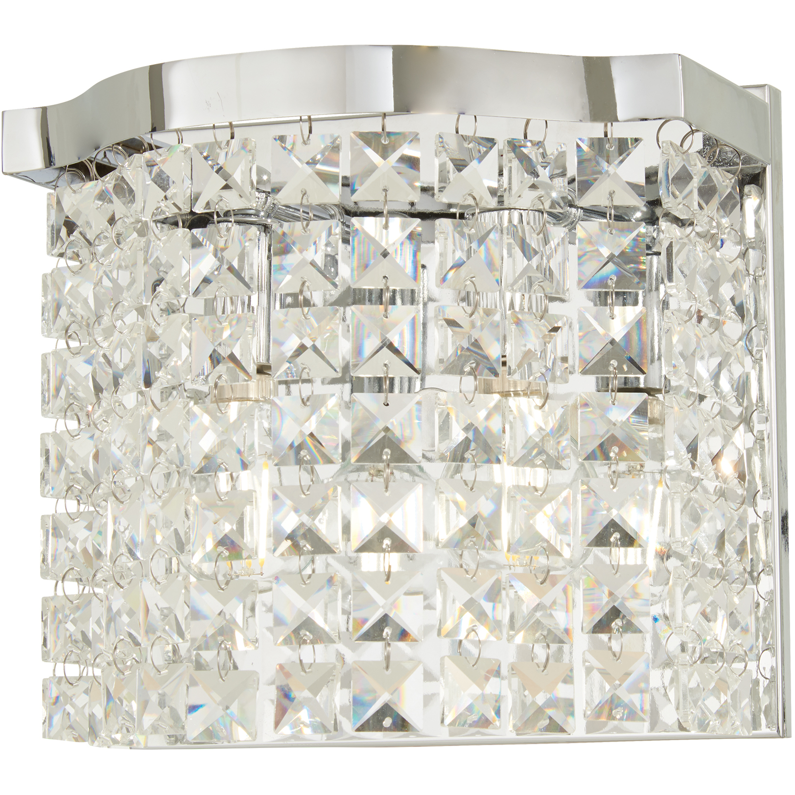 Concentus 2 Light 8.5 inch Chrome Bath Light Wall Light