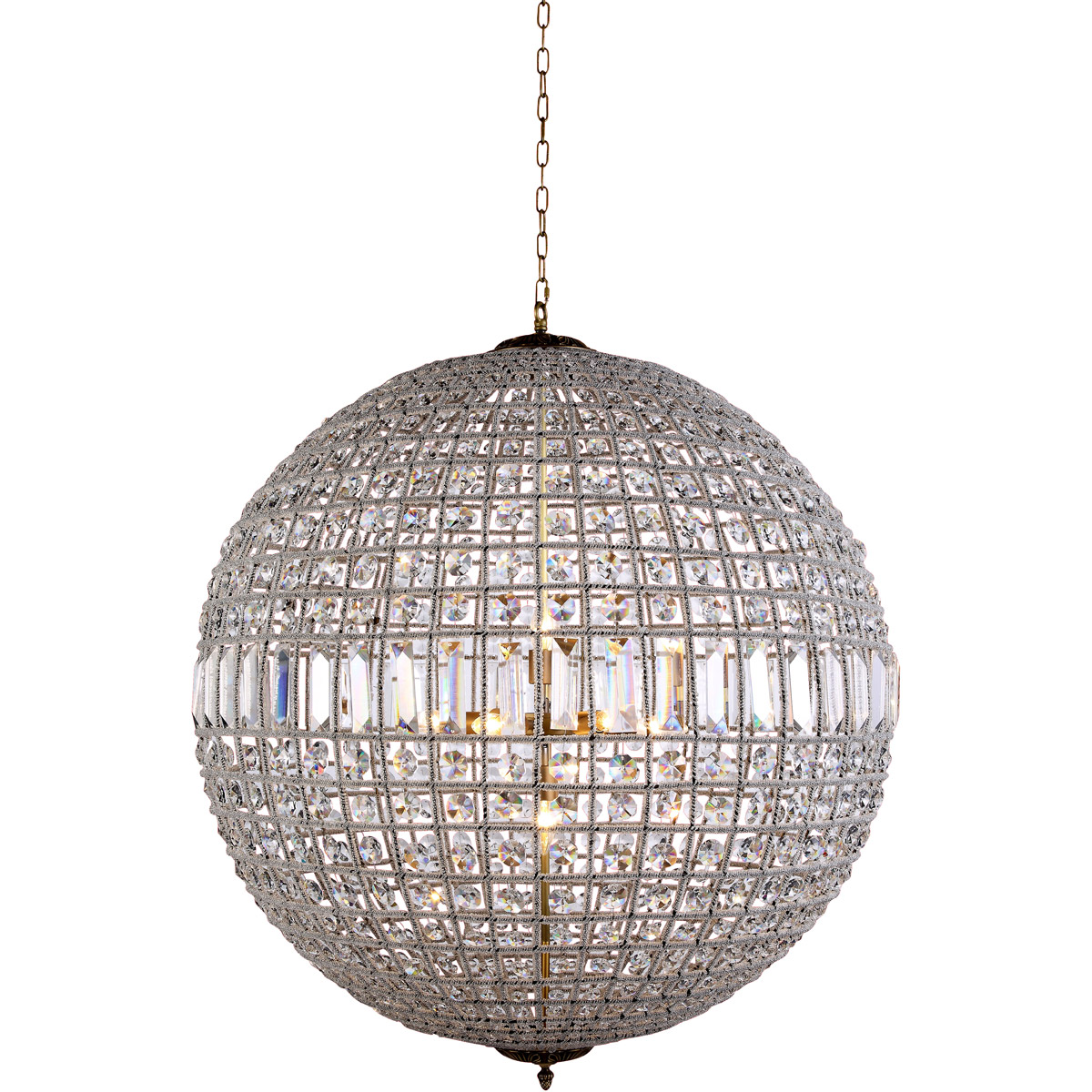 Olivia 8 Light 36 inch French Gold Pendant Ceiling Light, Urban Classic