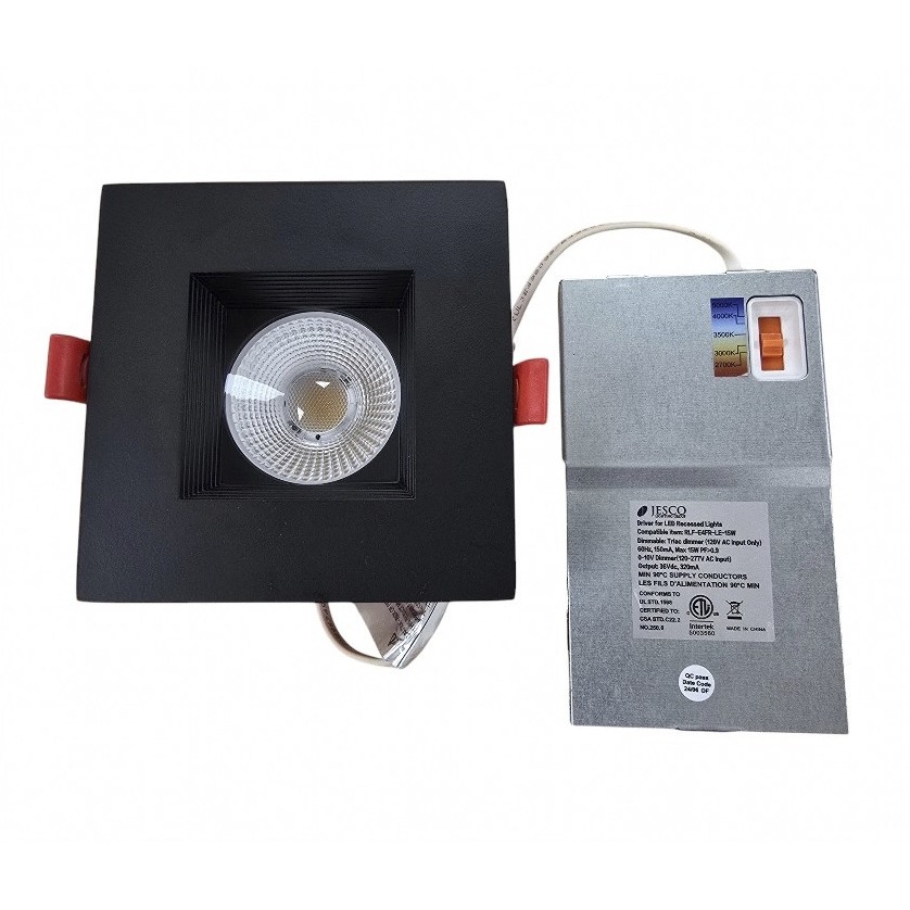 RLF Black Canless Recessed Light