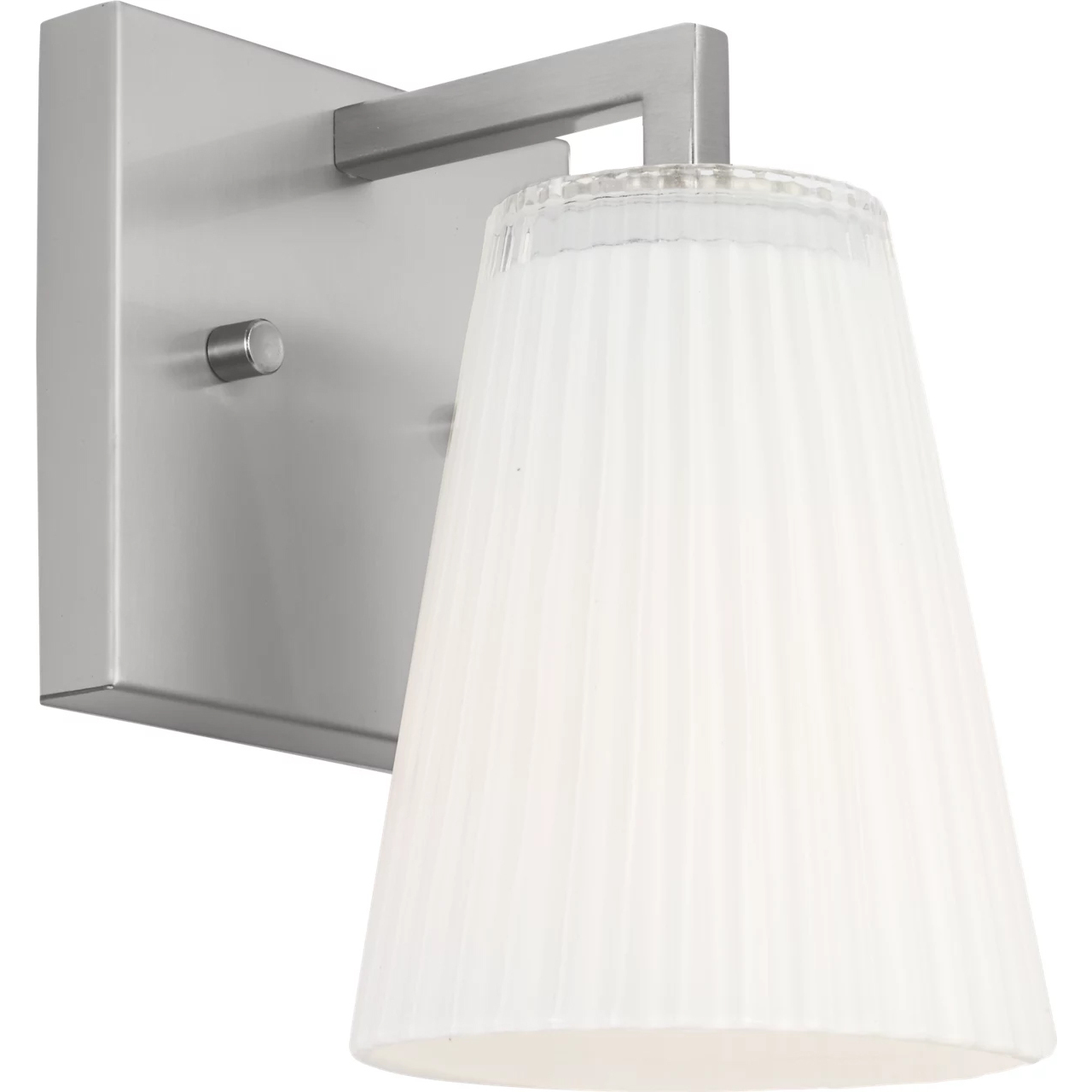 Upson 1 Light 5 inch Brushed Nickel Vanity Light Wall Light, Small