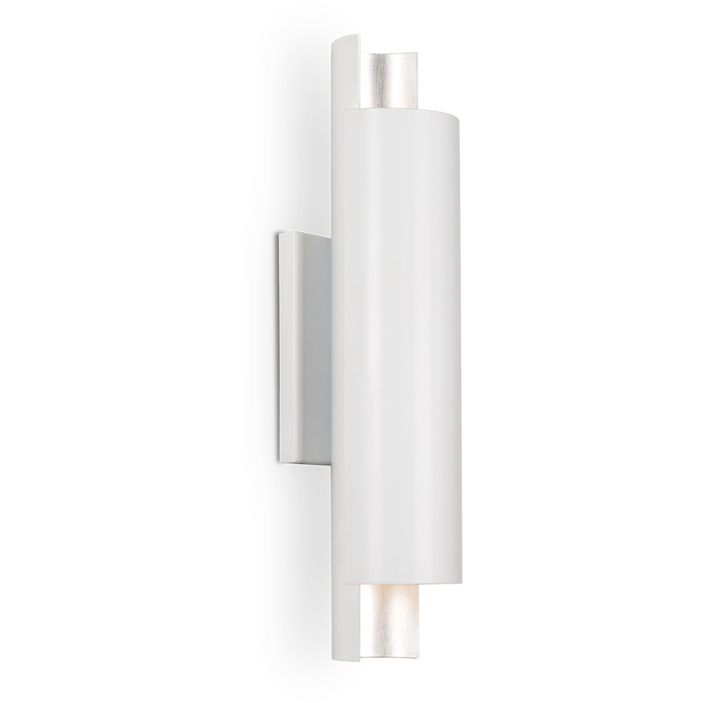 Dela LED 4.25 inch White and Silver ADA Wall Sconce Wall Light