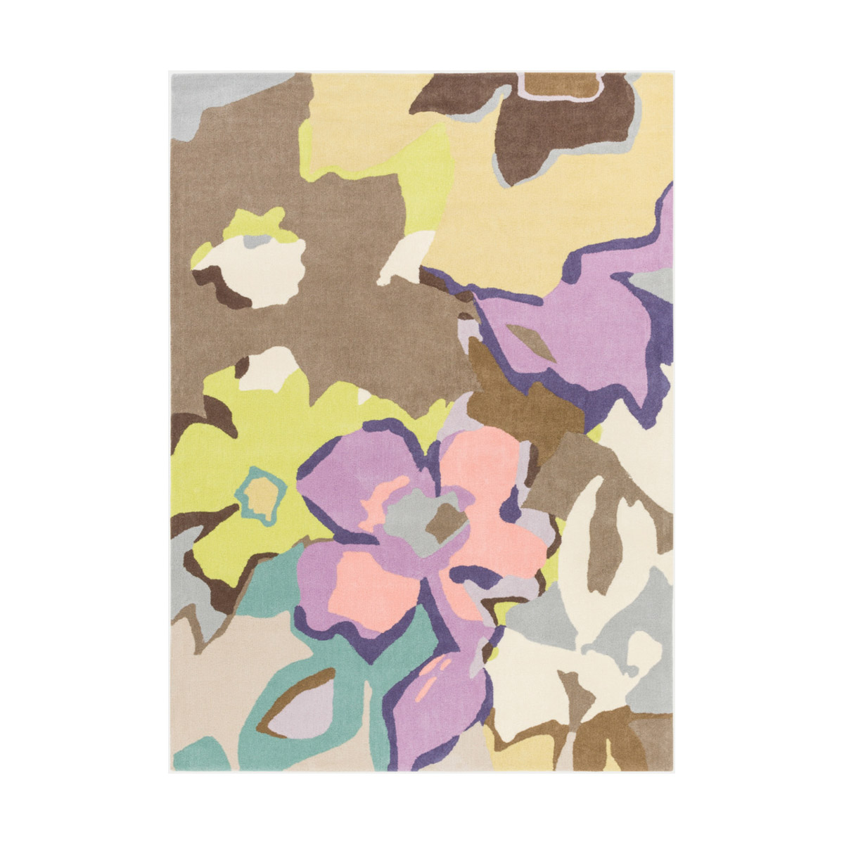Estella 90 X 60 inch Neutral and Neutral Area Rug, Wool