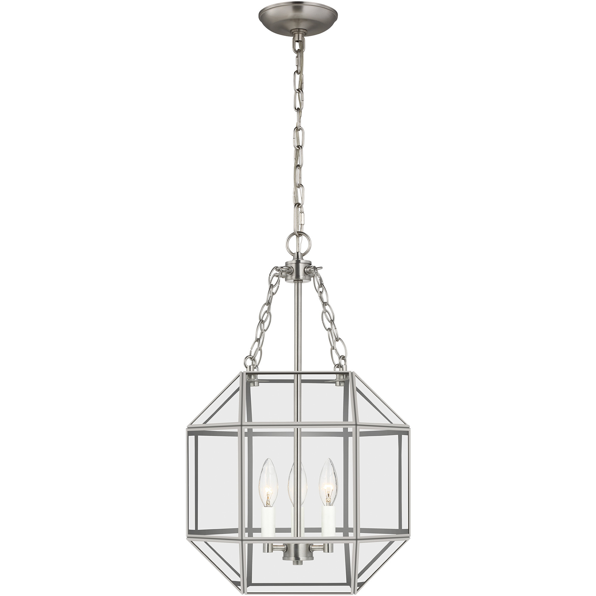 Suzanne Kasler Morrison 3 Light 13.5 inch Brushed Nickel Pendant Ceiling Light