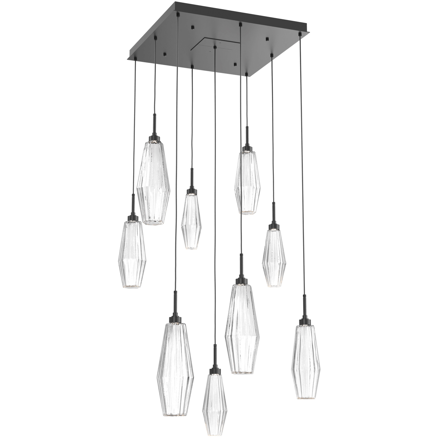 Aalto LED 27.1 inch Matte Black Chandelier Ceiling Light in 3000K LED ...