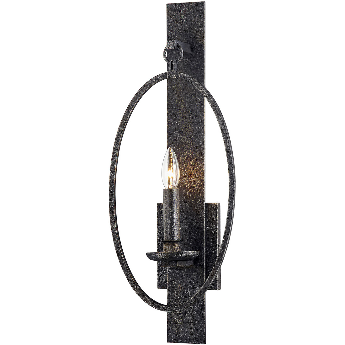 Baily 1 Light 8.5 inch Aged Pewter Wall Sconce Wall Light
