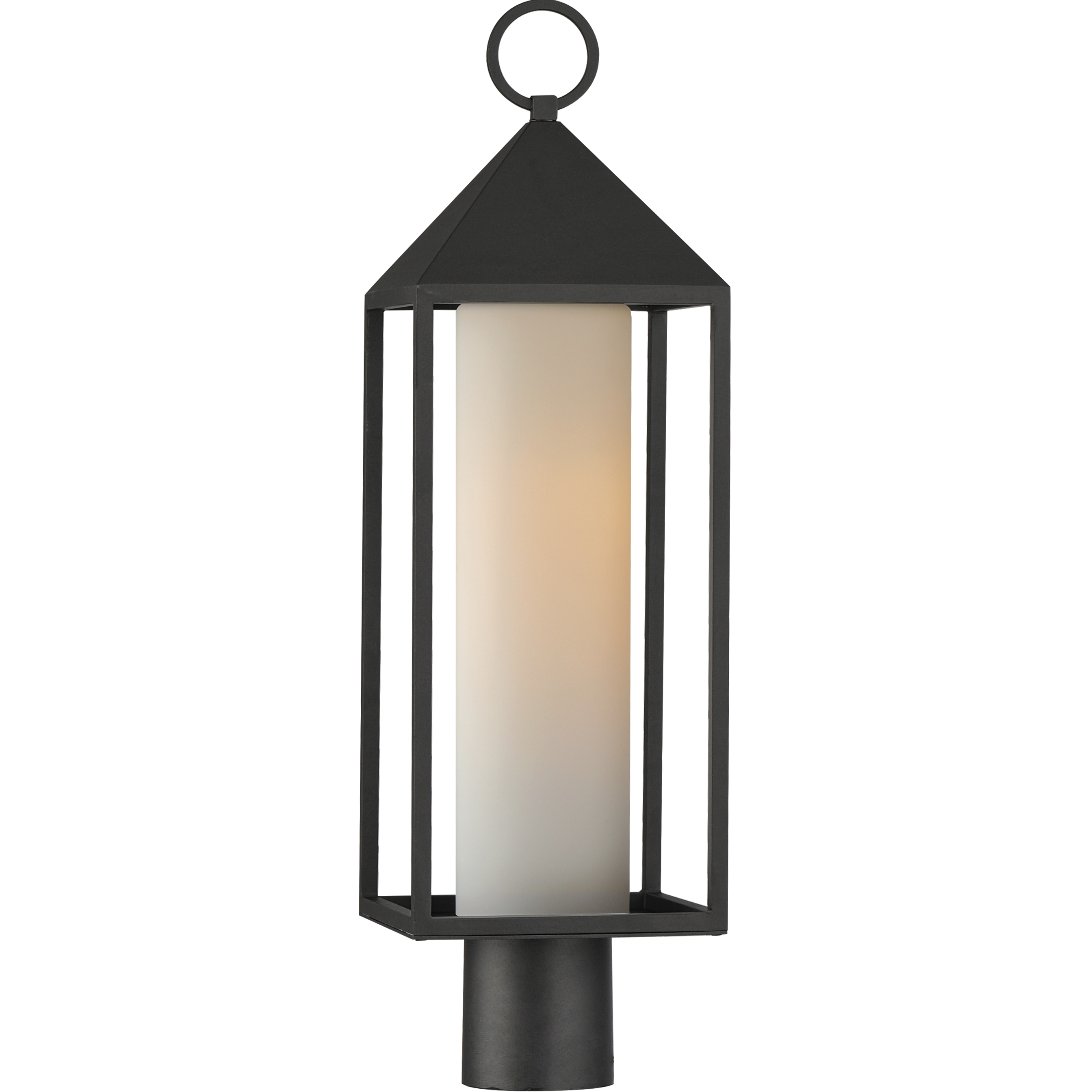 Aldous 1 Light 24.25 inch Black Outdoor Pole/Post Mount