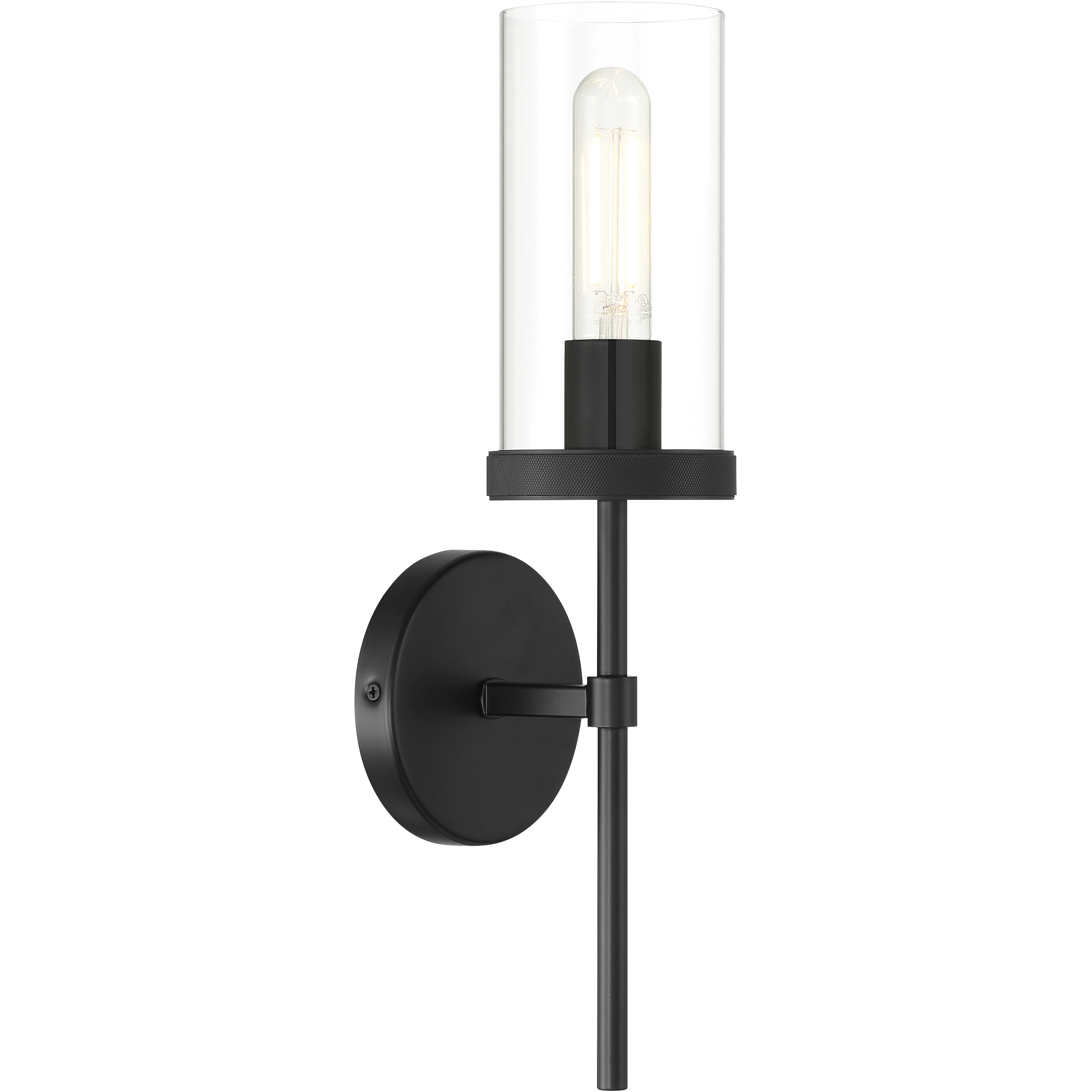 Lily 1 Light 4.75 inch Matte Black Wall Sconce Wall Light