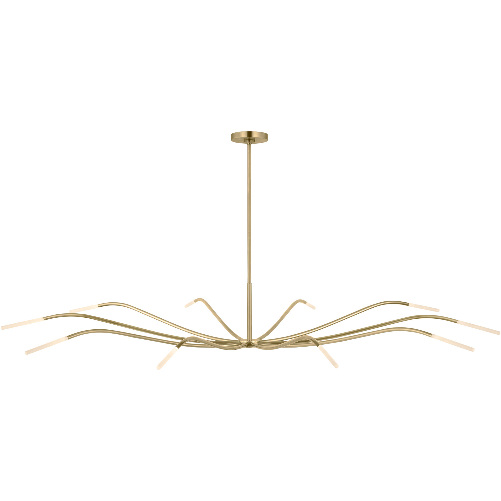 Sean Lavin Lajos LED 67.3 inch Hand-Rubbed Antique Brass Chandelier Ceiling Light