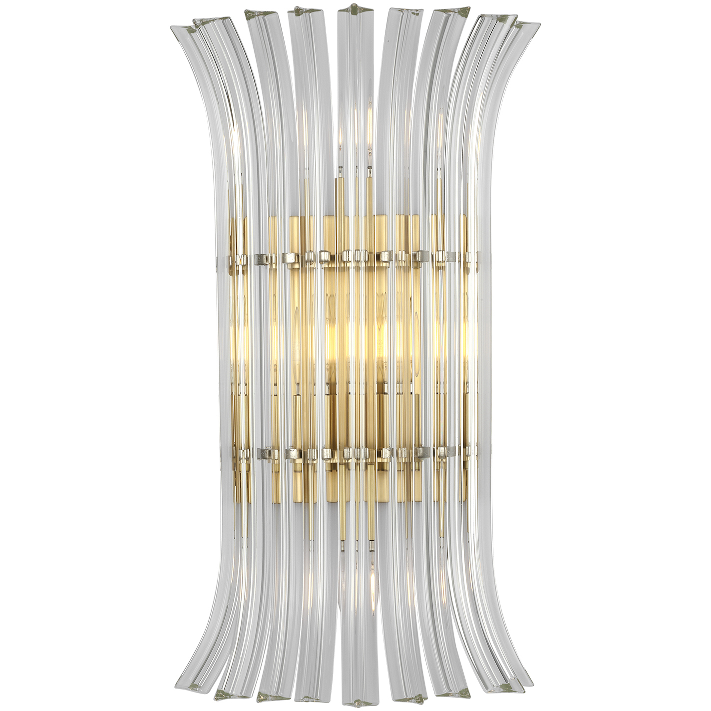 AERIN Rhine LED 11.75 inch Hand-Rubbed Antique Brass Sconce Wall Light