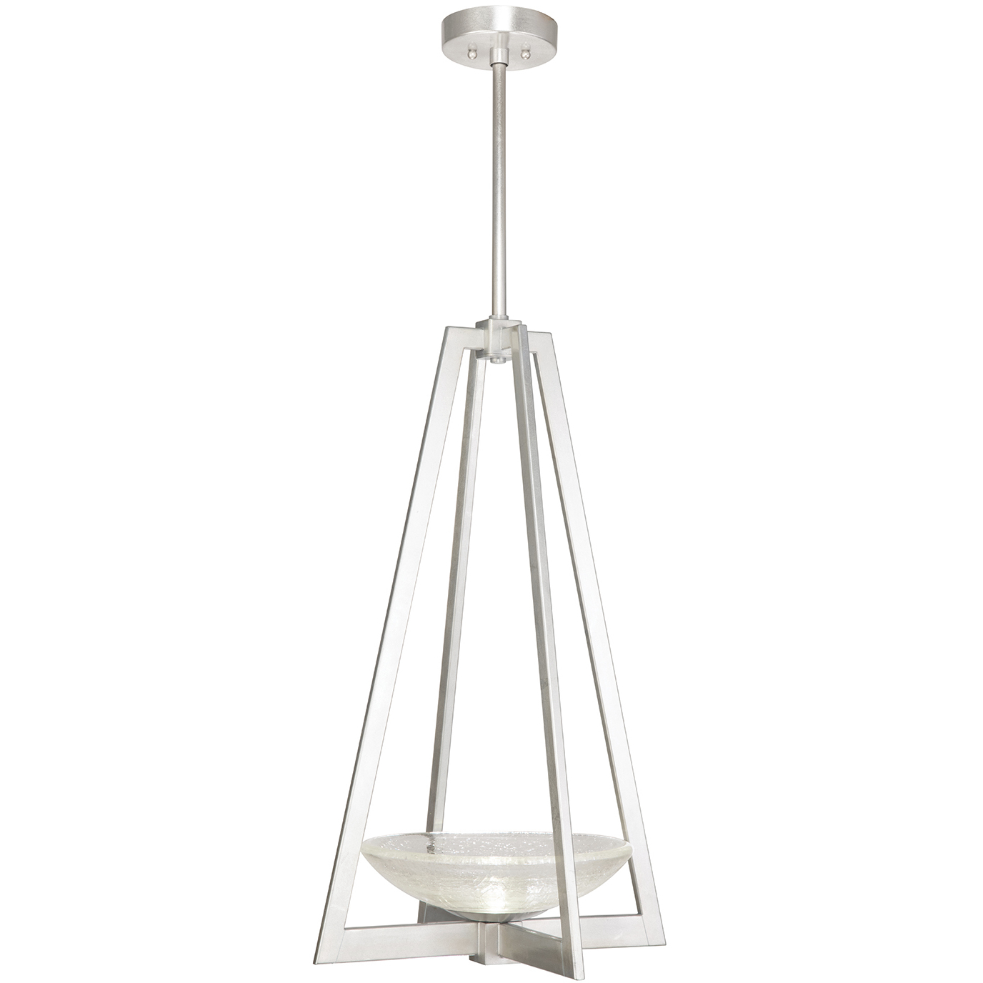 Delphi LED 17.5 inch Silver Pendant Ceiling Light