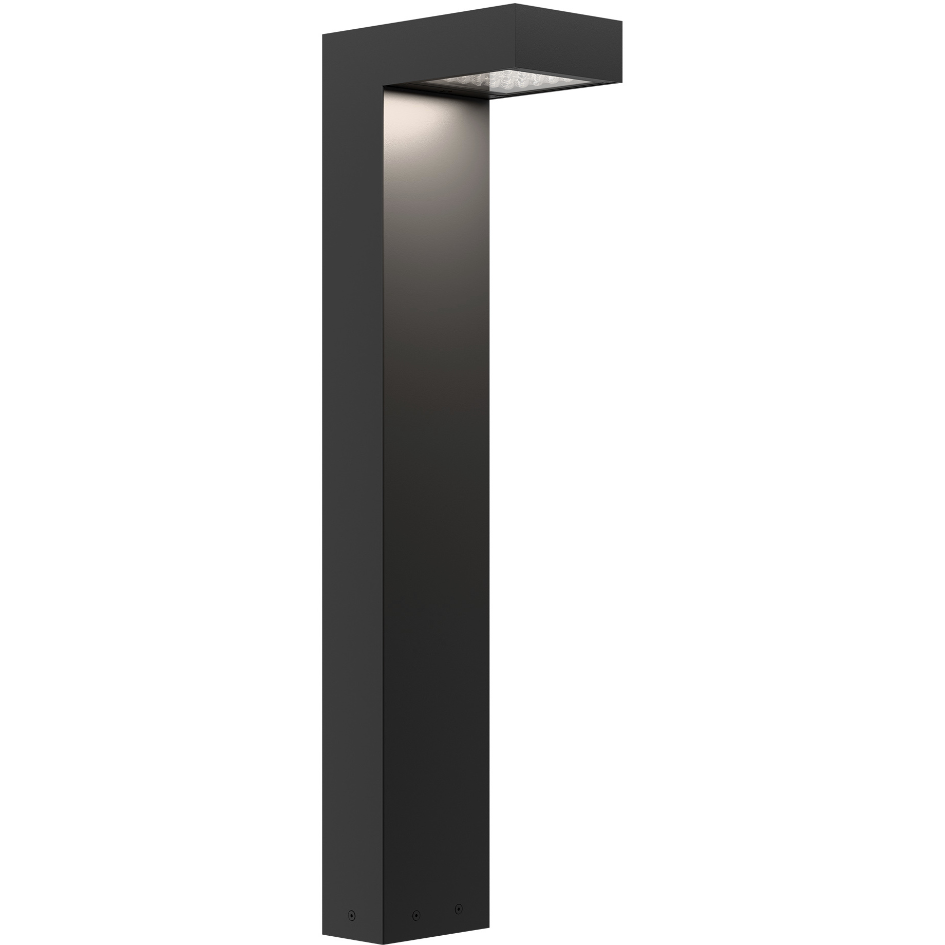 Grand Ledge 120-240-277 23 watt Black Bollard Light, Colorscaping